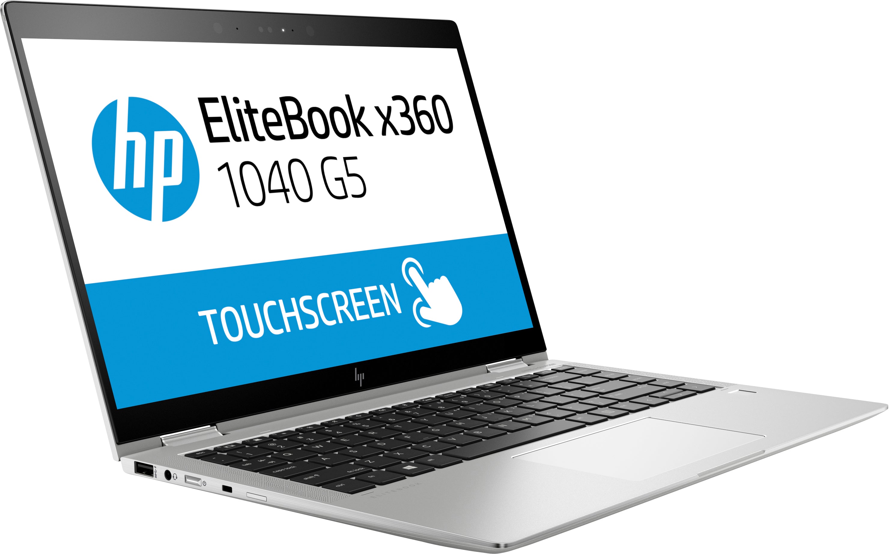 HP EliteBook X360 1040-G5 14" FHD (Touch) Convertible Notebook PC, Intel Core i7-8650U, 1.90GHz, 16GB RAM, 256GB SSD, Windows 10 Pro 64-Bit - 5NW09UT#ABA