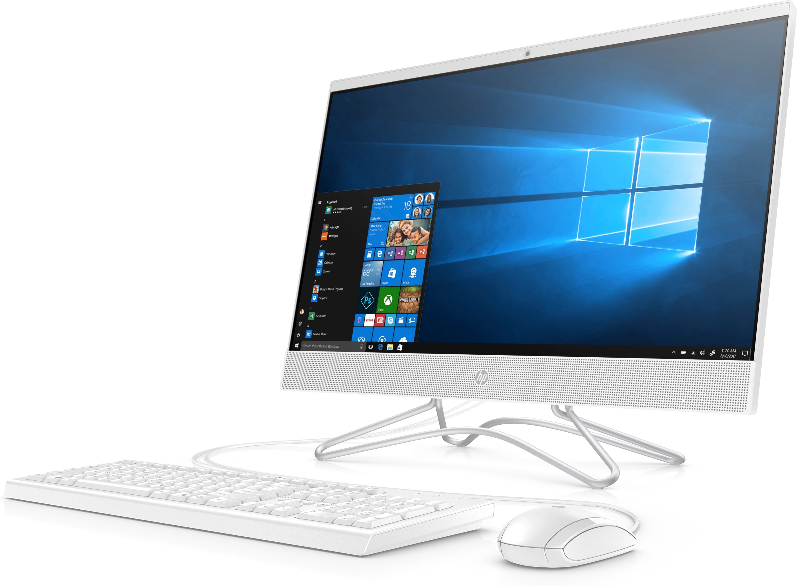 HP 24-f0020 23.8" FHD (Non-Touch) All-in-One PC, AMD A9-9425, 3.10GHz, 8GB RAM, 1TB SATA, Win 10 Home- 5QA73AA#ABA (Certified Refurbished)