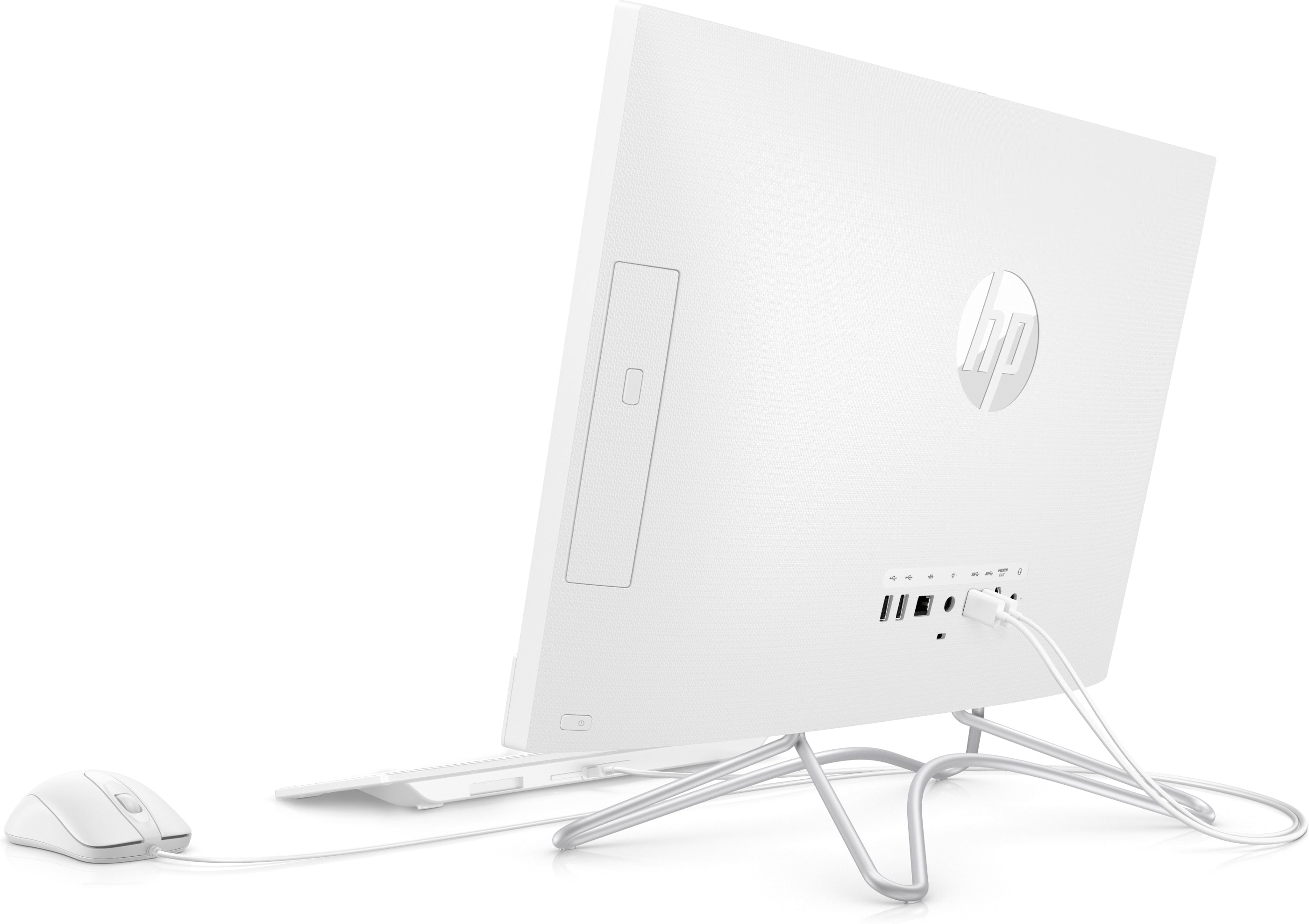 HP 24-f1040 23.8" Full HD (Touchscreen) All-in-One Computer, AMD Ryzen 3 3200U, 2.60GHz, 8GB RAM, 1TB SATA + 128GB SSD, Windows 10 Home 64-Bit - 5QB23AA#ABA (Certified Refurbished)