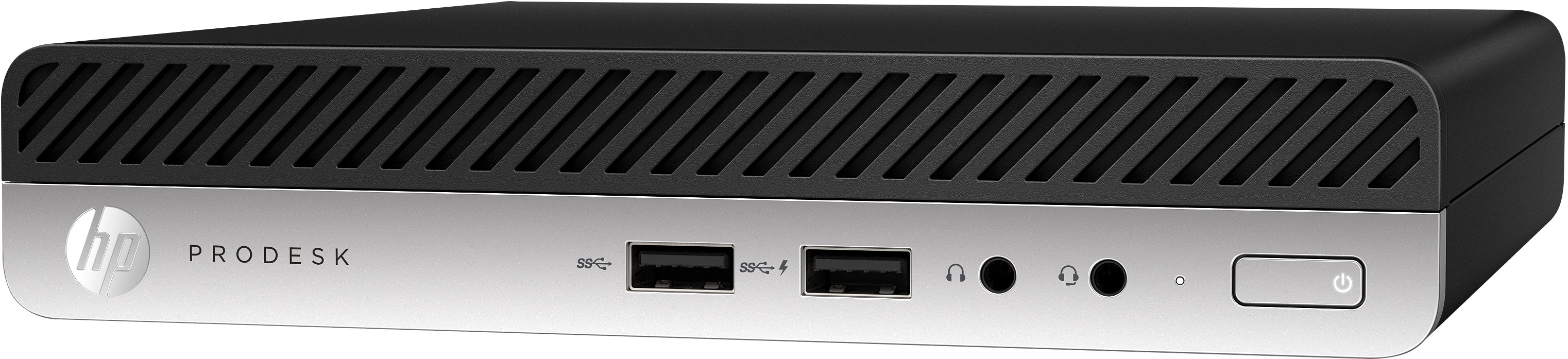HP ProDesk 400-G4 Mini Desktop PC, Intel Core i3-8100T, 3.10GHz, 8GB RAM, 256GB SSD, Windows 10 Pro 64-Bit - 4ZX63US#ABA