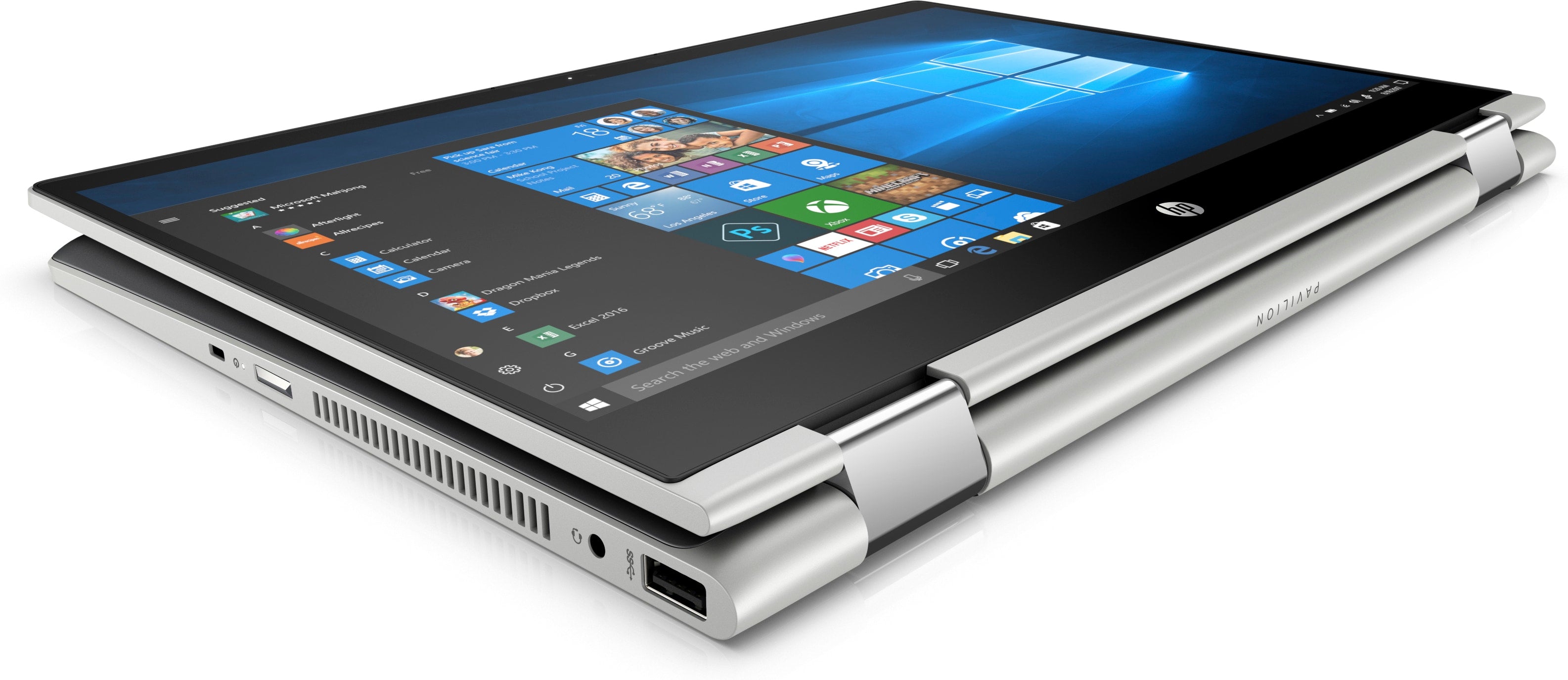 HP Pavilion x360 14-cd1010nr 14" HD (Touchscreen) Convertible Notebook, Intel Core i5-8265U, 1.60GHz, 8GB RAM, 256GB SSD, Windows 10 Home 64-Bit - 5TS83UA#ABA (Certified Refurbished)