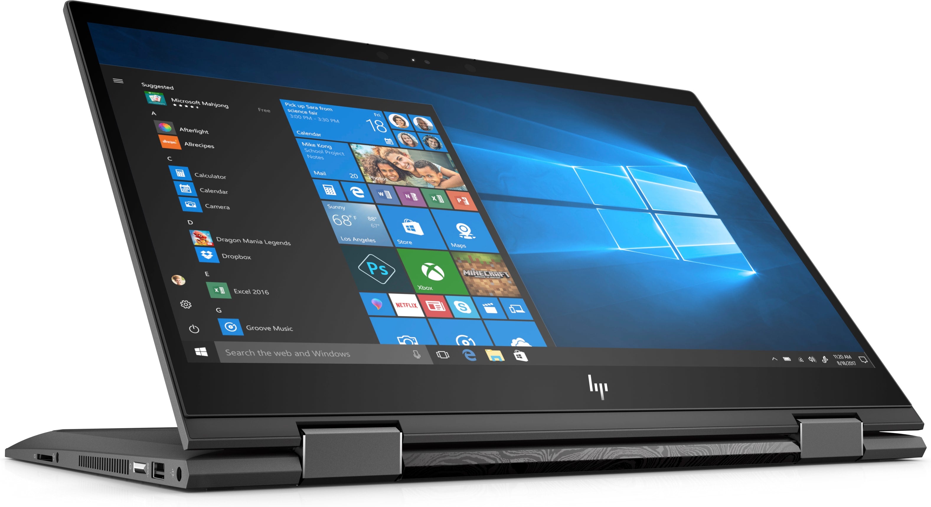 HP Envy x360 15-cp0010nr 15.6" FHD (Touchscreen) Convertible Notebook, AMD Ryzen 5-2500U, 2.00GHz, 8GB RAM, 256GB SSD, Windows 10 Home 64-Bit, Dark Ash Silver- 5TS85UA#ABA (Certified Refurbished)