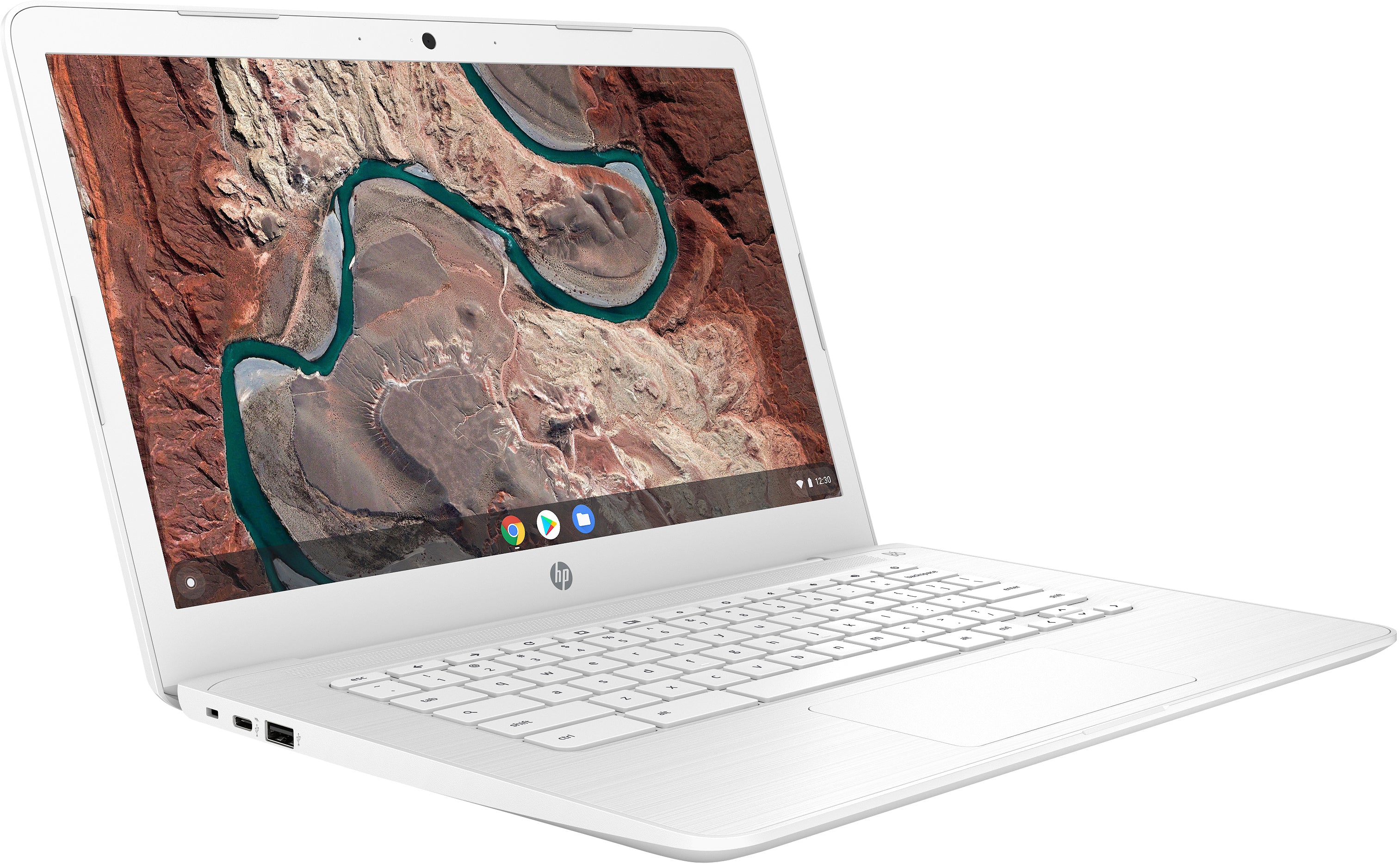 HP 14-db0070nr 14" HD (Touchscreen) Chromebook, AMD A4-9120, 2.20GHz, 4GB RAM, 32GB eMMC, Chrome OS - 5UY53UA#ABA