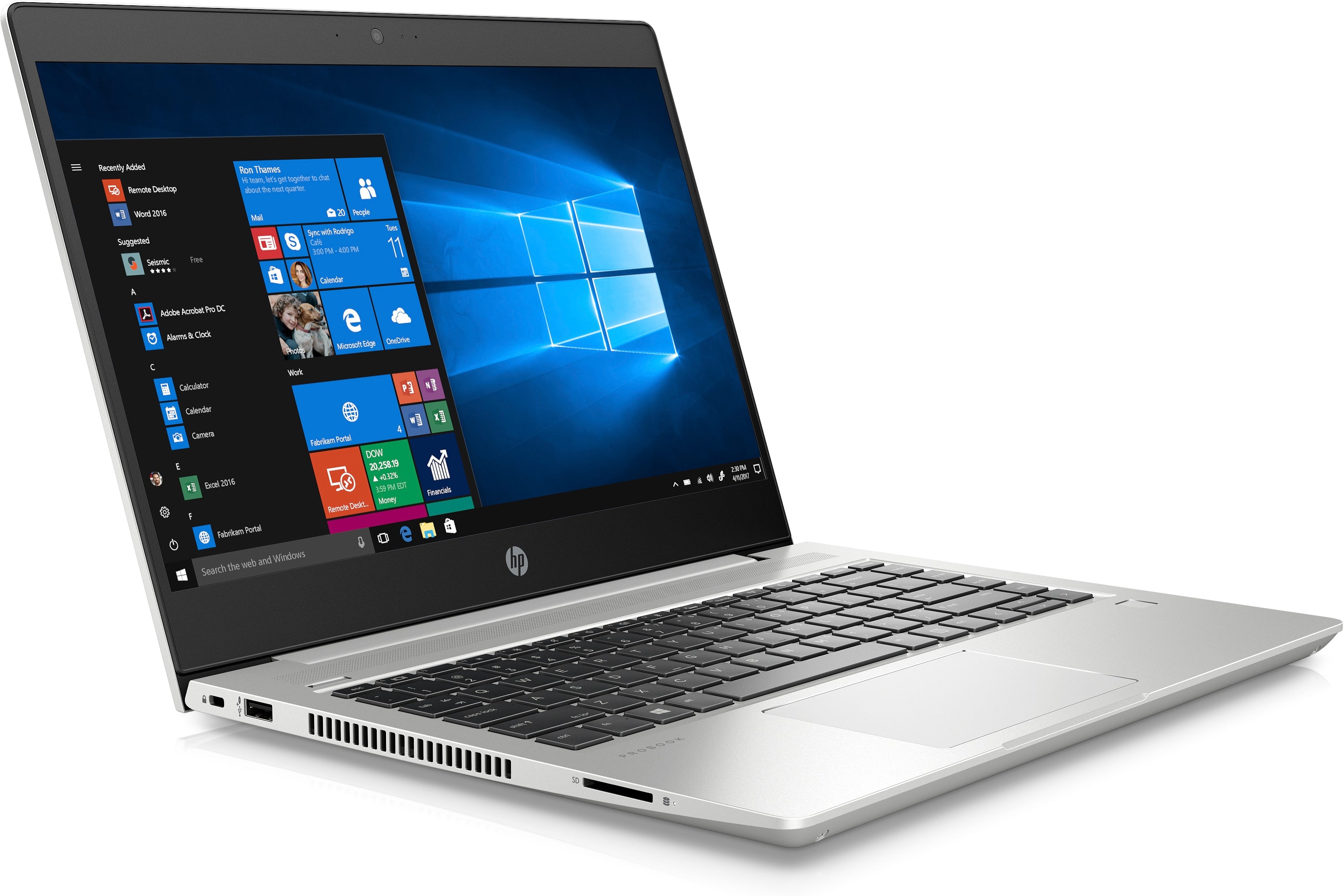 HP ProBook 440 G6 14" HD (NonTouch) Notebook, Intel i3-8145U, 2.10GHz, 4GB RAM, 500GB HDD, Win10P - 7XH27U8#ABA