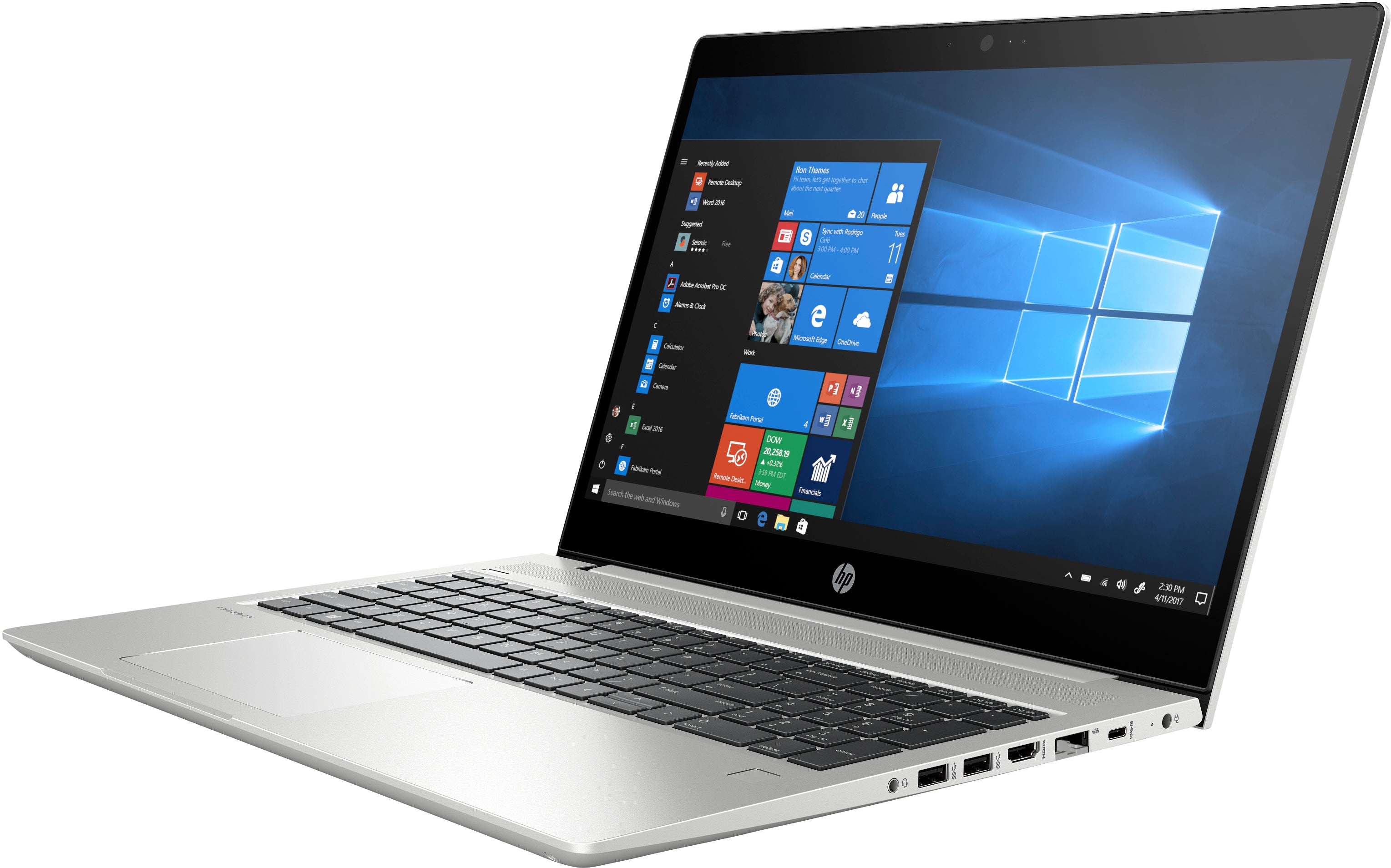 HP ProBook 450-G6 15.6" HD (NonTouch) Notebook, Intel i3-8145U, 2.10GHz, 8GB RAM, 500GB HDD, Win10P - 173N5UW#ABA