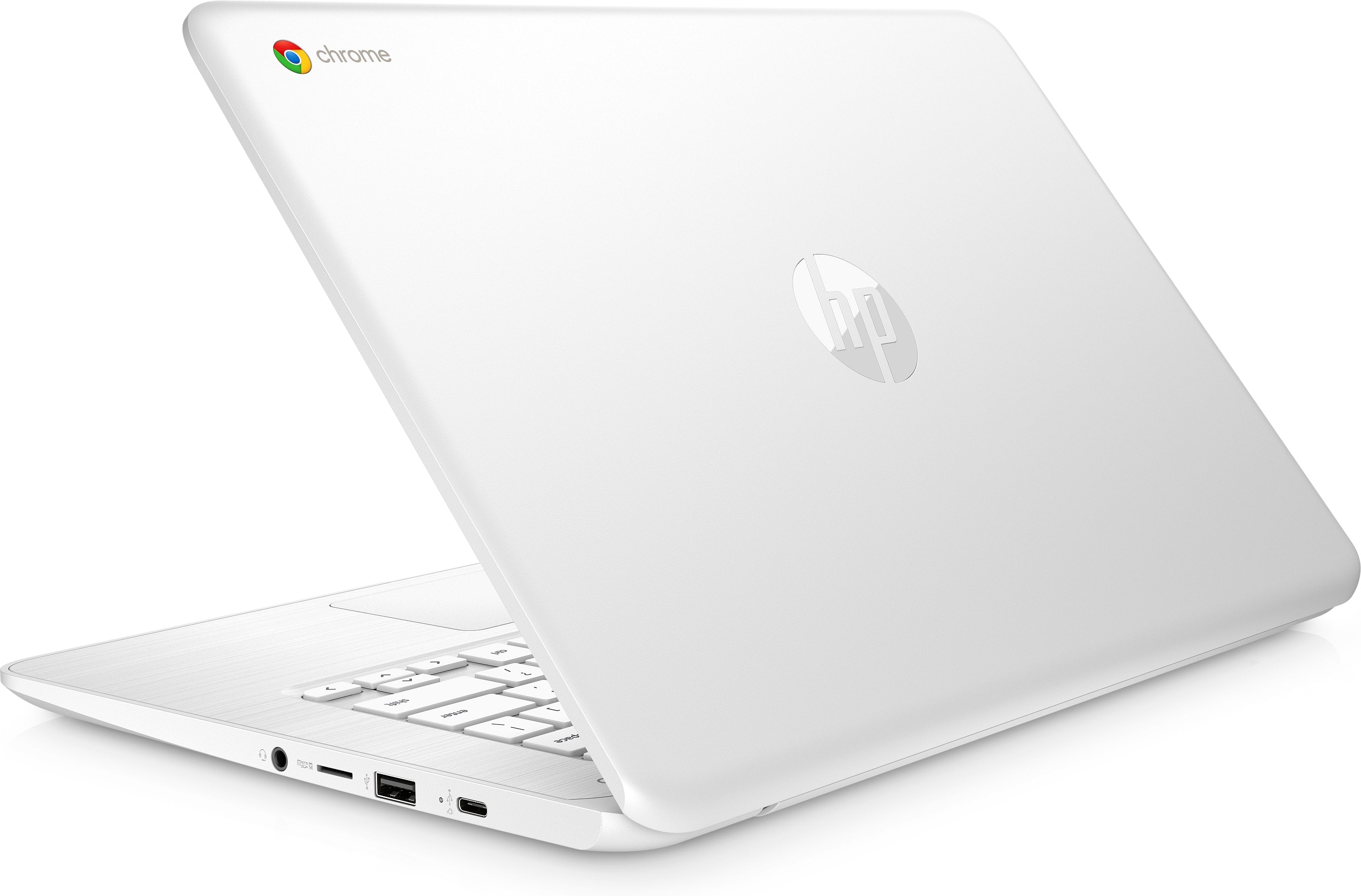 HP 14-db0030nr 14" HD (Non-Touch) Chromebook, AMD A4-9120, 2.20GHz, 4GB RAM, 32GB eMMC, Chrome OS - 5VD66UA#ABA