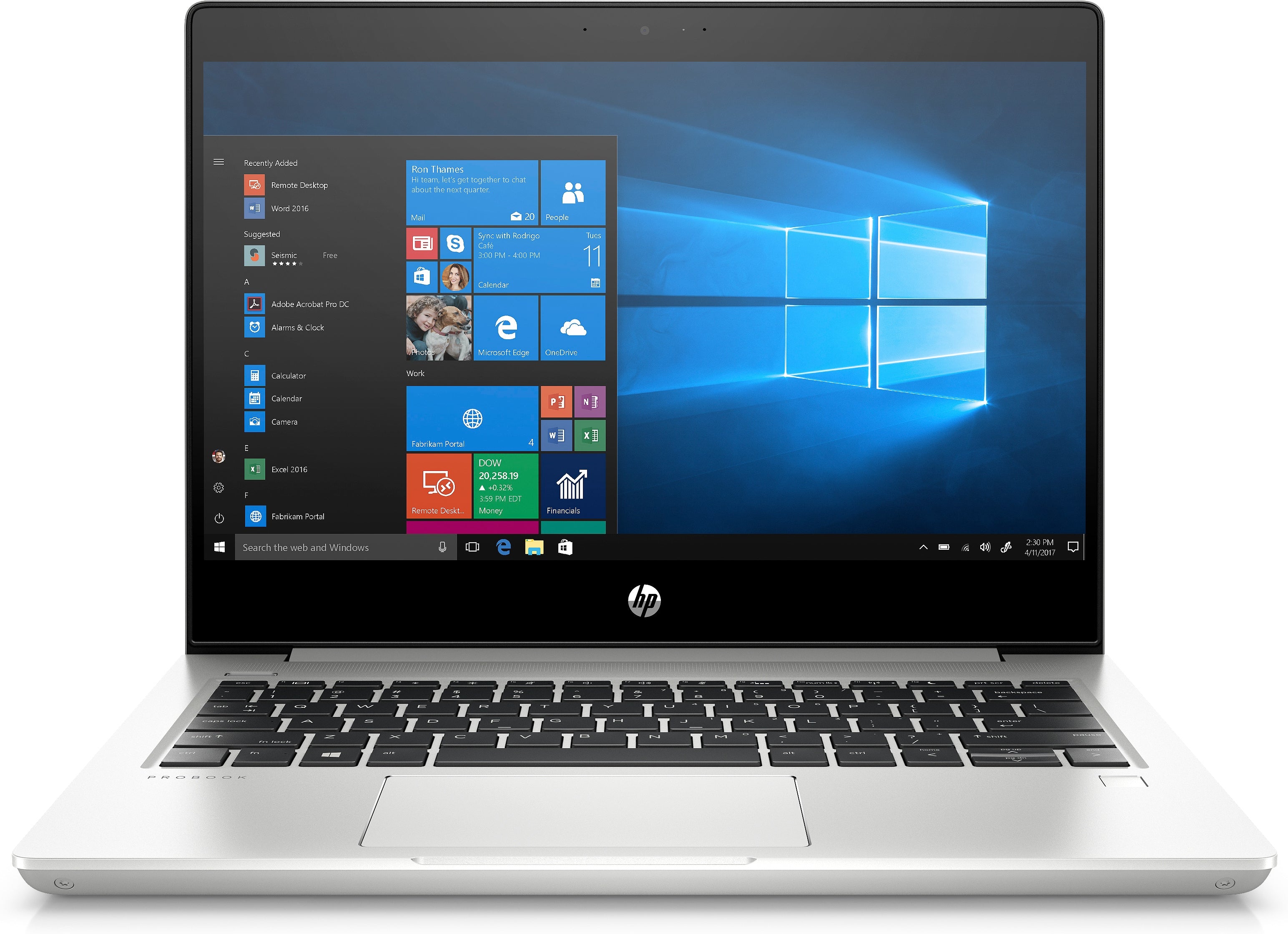 HP ProBook 430-G6 13.3" FHD (Non-Touch) Notebook PC, Intel i5-8265U, 1.60GHz, 8GB RAM, 256GB SSD, Windows 10 Pro 64-Bit - 5VD75UT#ABA