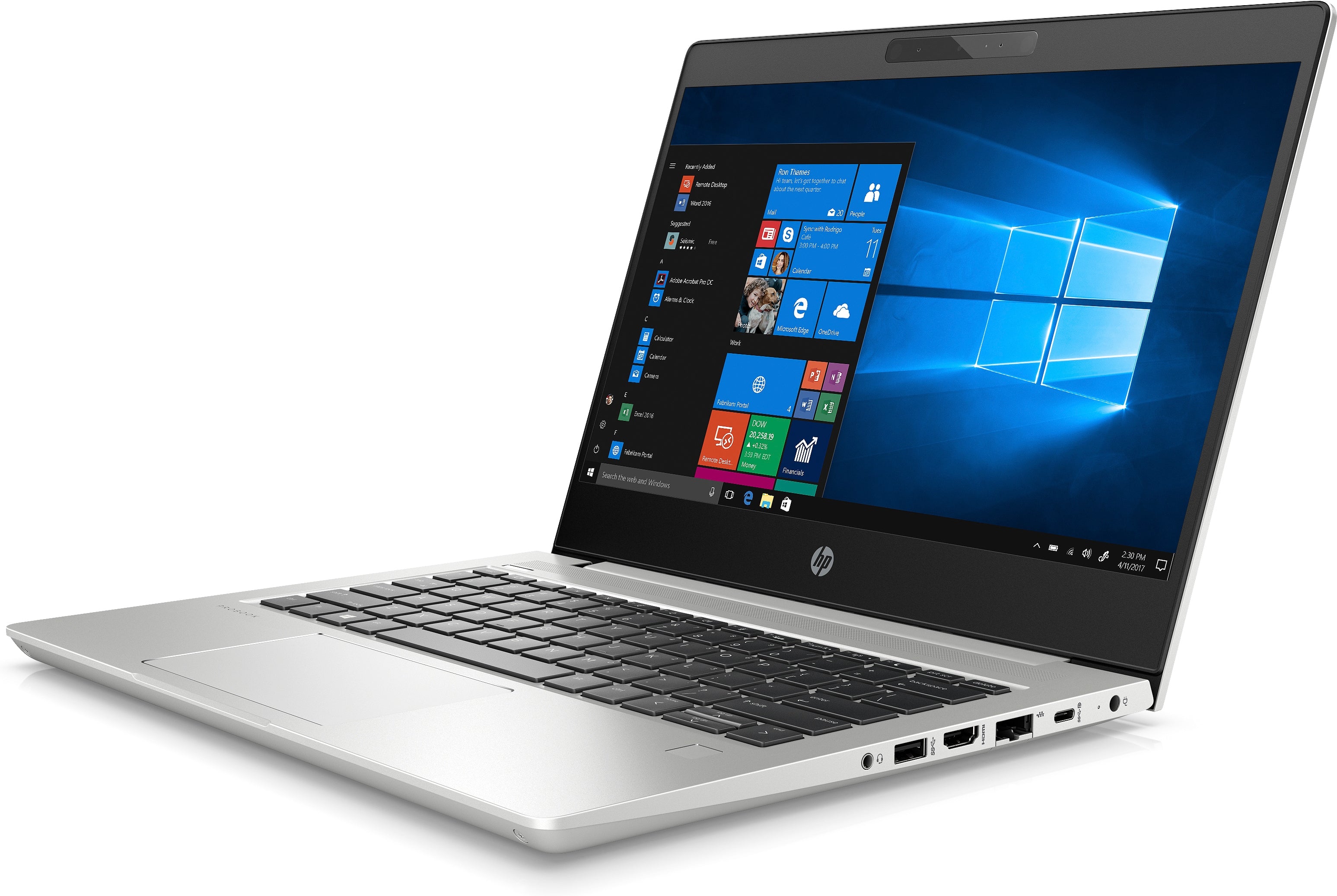 HP ProBook 430-G6 13.3" FHD (Non-Touch) Notebook PC, Intel i5-8365U, 1.60GHz, 8GB RAM, 256GB SSD, Windows 10 Pro 64-Bit - 6VW97UT#ABA