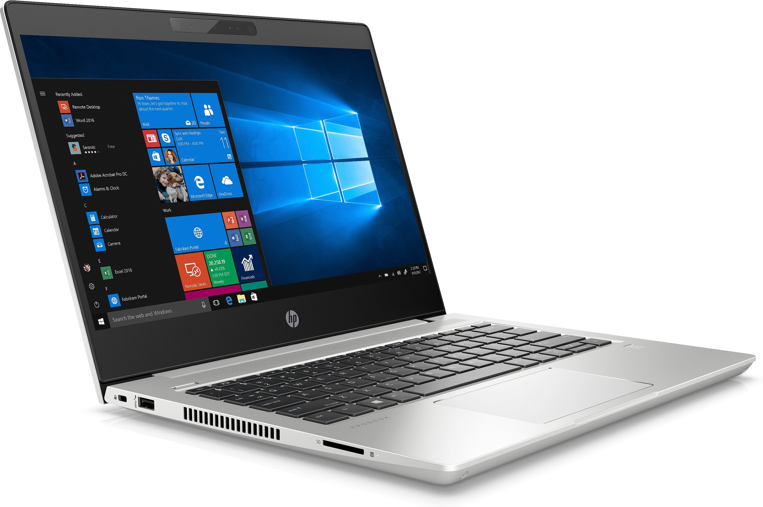 HP ProBook 430-G6 13.3" FHD (Non-Touch) Notebook PC, Intel i5-8365U, 1.60GHz, 8GB RAM, 256GB SSD, Windows 10 Pro 64-Bit - 6VW97UT#ABA