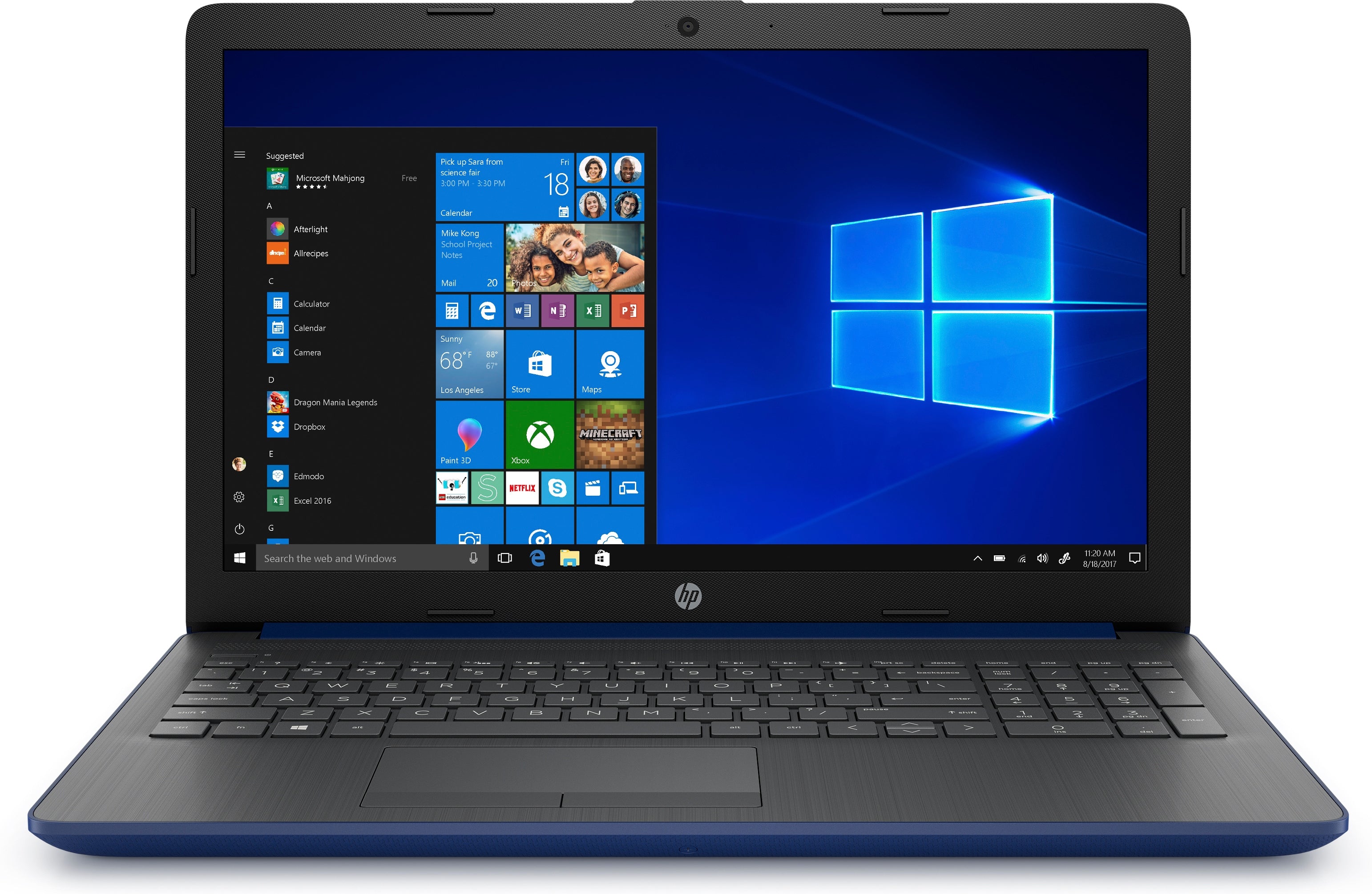 HP 15-db0047nr 15.6" HD (Non-Touch) Notebook, AMD A9-9425, 3.10GHz, 4GB RAM, 1TB SATA, Windows 10 Home 64-Bit - 5YH23UA#ABA