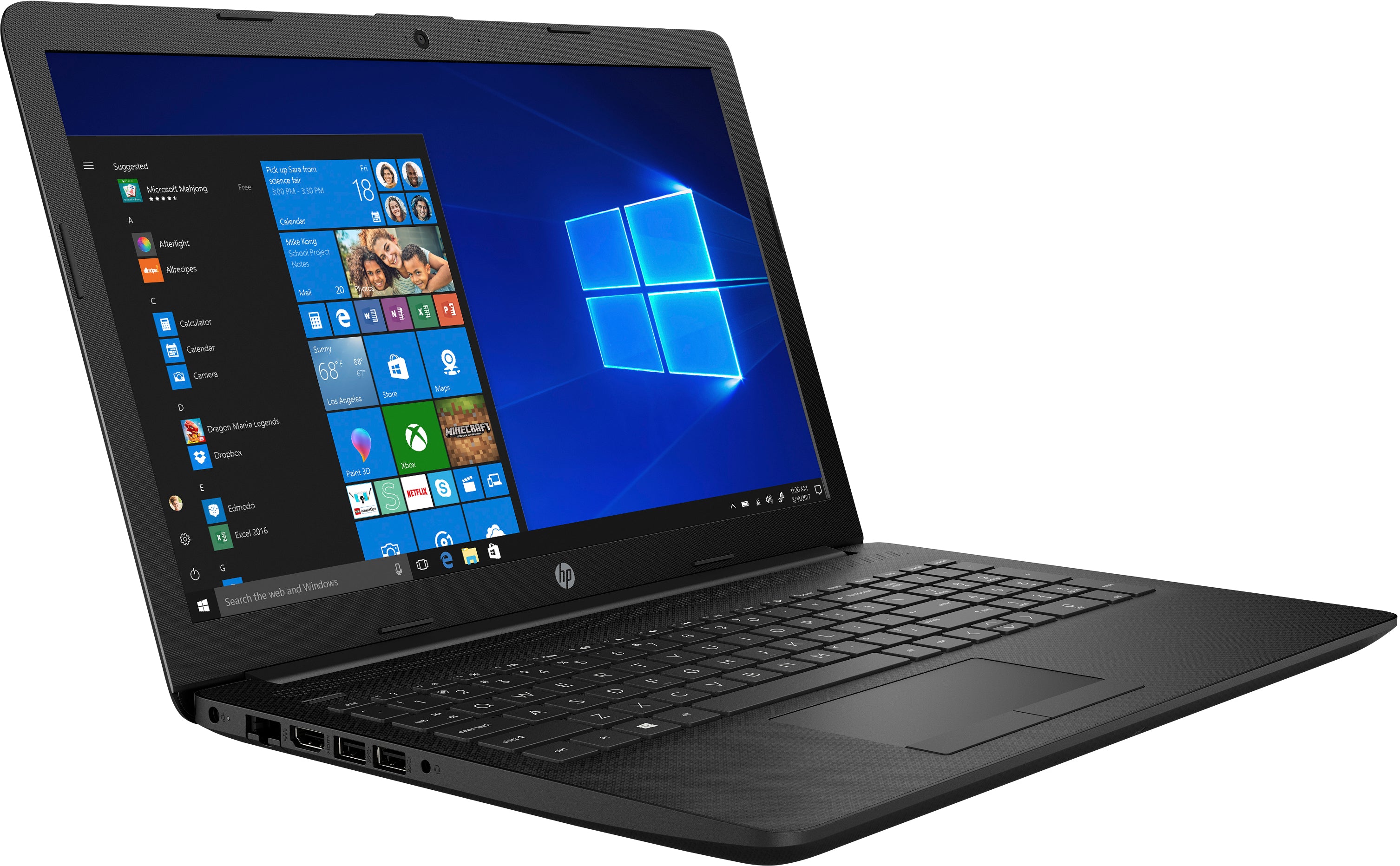 HP 15-db1076nr 15.6" HD (Non-Touch) Notebook, AMD Ryzen 3-3200U, 2.60GHz, 8GB RAM, 1TB HDD SATA, Windows 10 Home 64-Bit - 5YH31UA#ABA (Certified Refurbished)