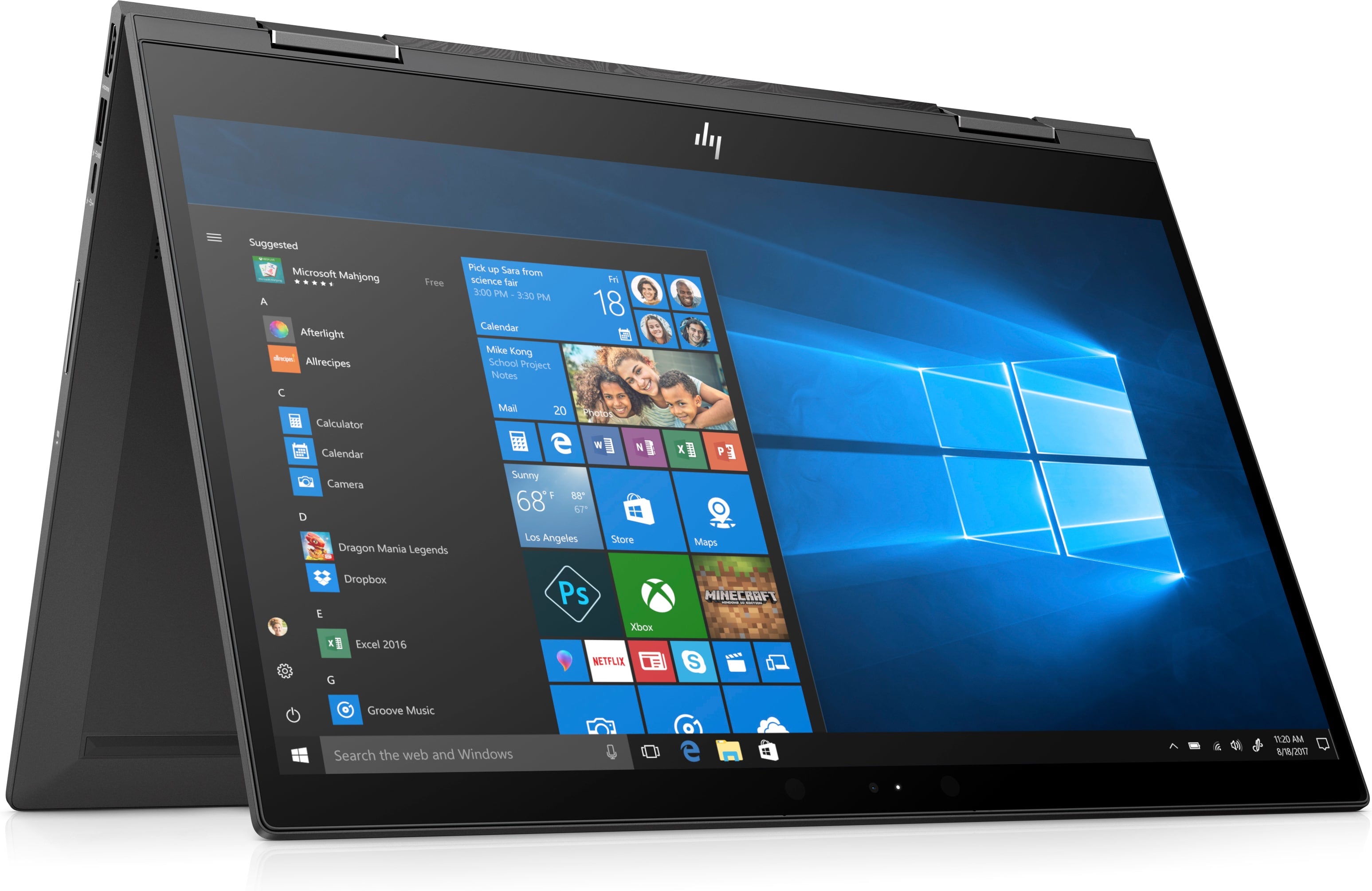 HP Envy x360 15-cp0076nr 15.6" FHD (Touchscreen) Convertible Notebook, AMD Ryzen 5-2500U, 2.0GHz, 12GB RAM, 1TB HDD, Windows 10 Home 64-Bit- 5YH33UA#ABA (Certified Refurbished)
