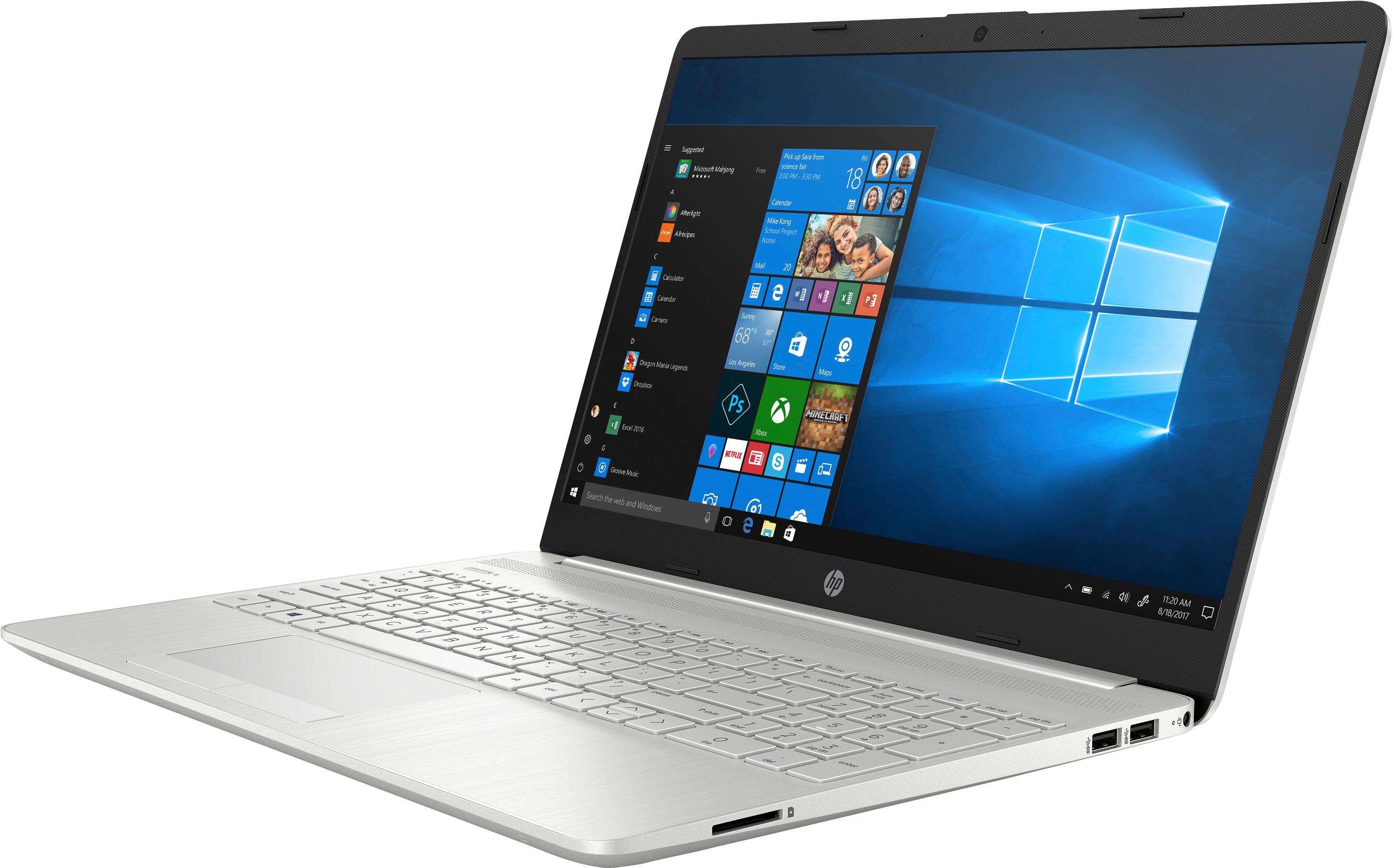 HP 15-dw0077nr 15.6" HD (Non-Touch) Notebook, Intel Core i5-8265U, 1.60GHz, 8GB RAM, 1TB HDD, Windows 10 Home 64-Bit - 5YZ60UA#ABA (Certified Refurbished)