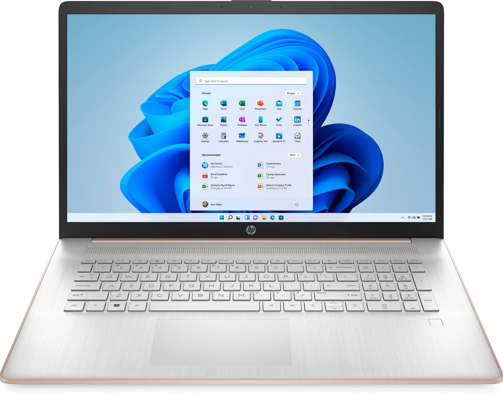 HP 17-cn0045nr 17.3" HD+ Notebook, Intel Celeron N4120, 1.10GHz, 4GB RAM, 256GB SSD, Win11HS- 660D4UA#ABA (Certified Refurbished)