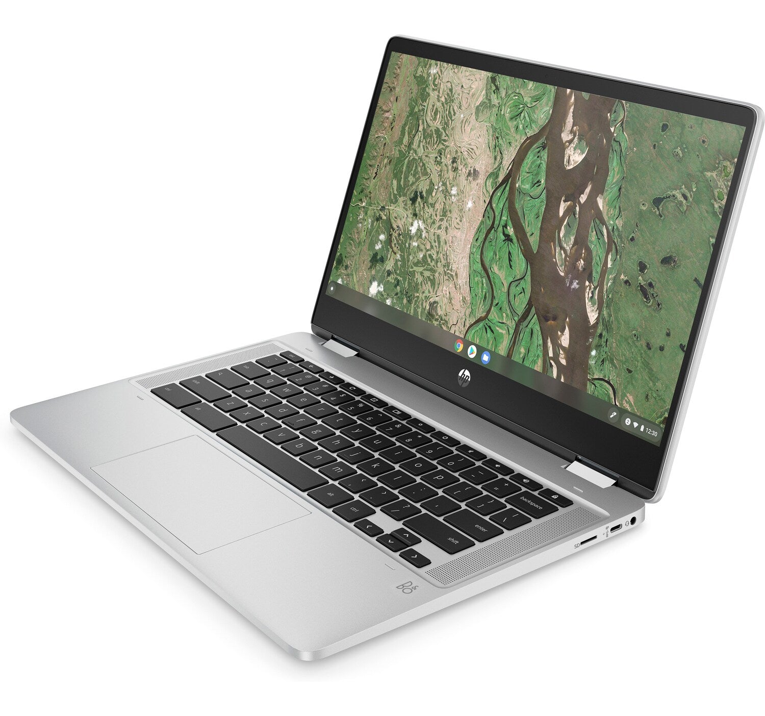 HP Chromebook x360 14b-cb0033dx 14" HD Convertible Notebook, Intel Celeron N4500, 1.10GHz, 4GB RAM, 64GB eMMC, Chrome OS - 677H1UA#ABA (Certified Refurbished)