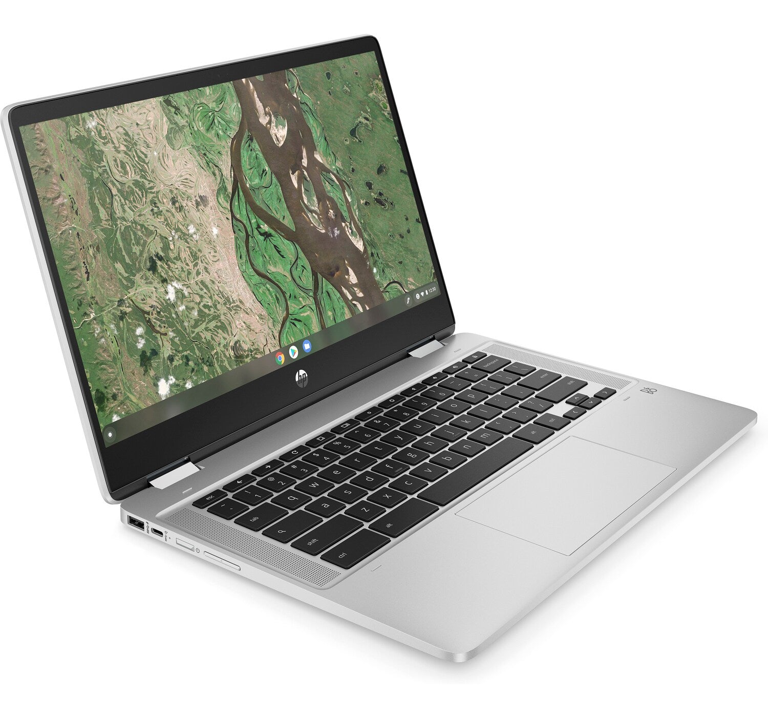 HP Chromebook x360 14b-cb0033dx 14" HD Convertible Notebook, Intel Celeron N4500, 1.10GHz, 4GB RAM, 64GB eMMC, Chrome OS - 677H1UA#ABA (Certified Refurbished)