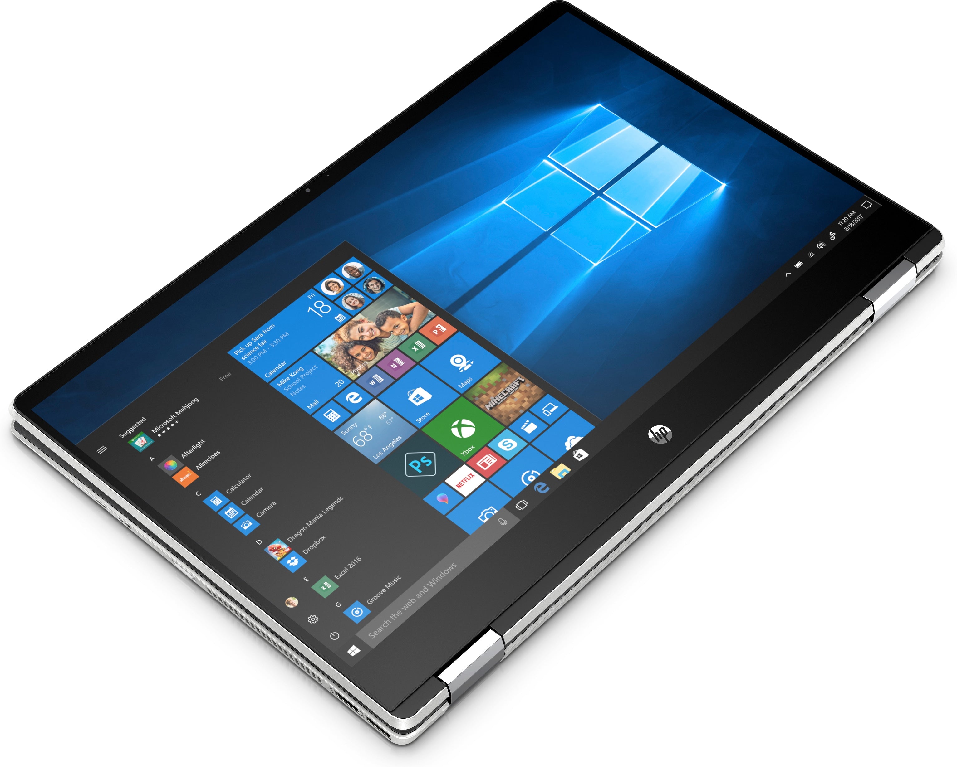 HP Pavilion x360 15-dq0075nr 15.6" FHD (Touchscreen) Convertible Notebook, Intel Core i3-8145U, 2.10GHz, 8 GB RAM, 1TB HDD, Windows 10 Home 64-Bit - 6BM92UA#ABA