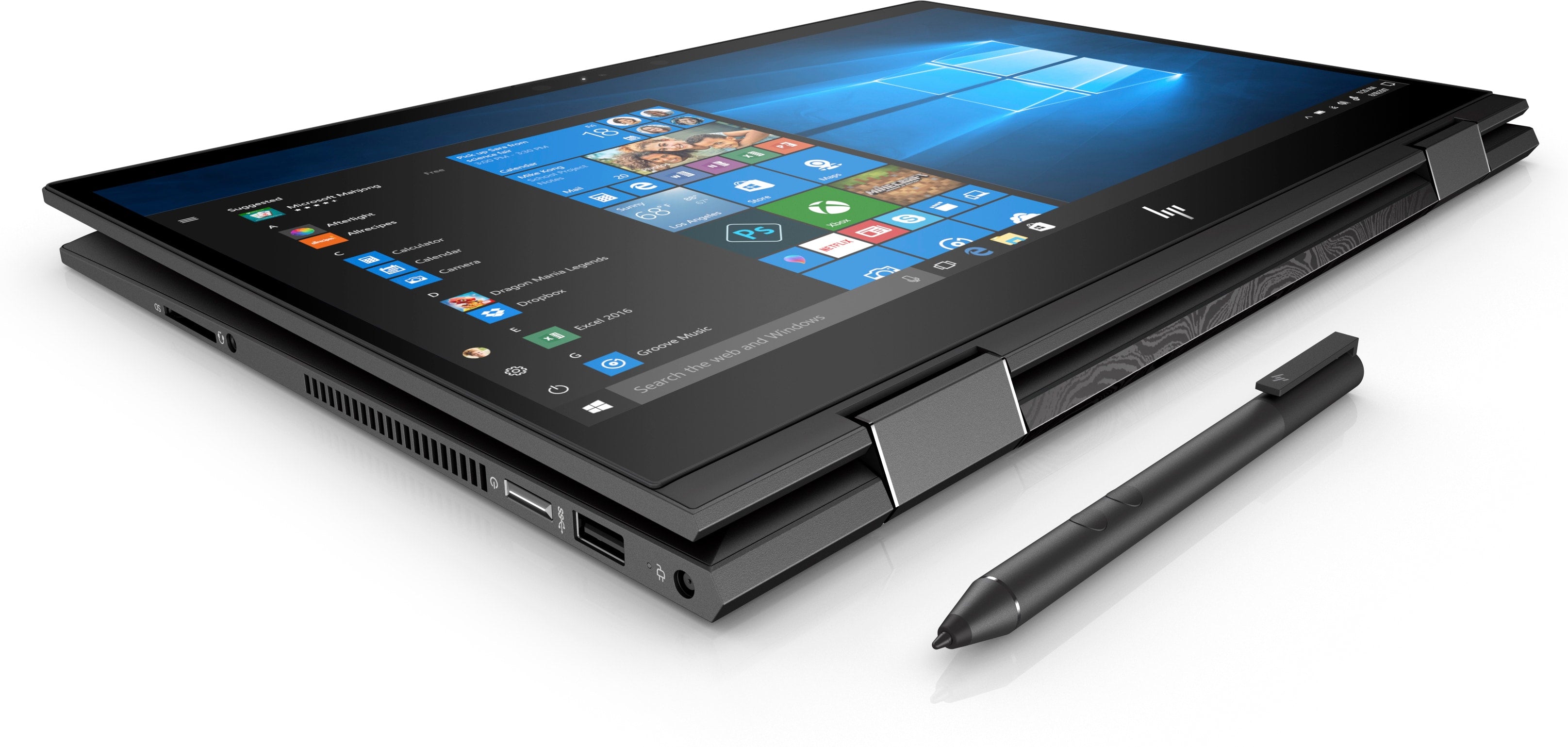 HP ENVY X360 15-cp0053cl 15.6" FHD Touch Convertible Notebook, AMD:R5-2500U, 2.00GHz, 8 GB RAM, 256 GB SSD, Windows 10 Home-6EH45UA#ABA