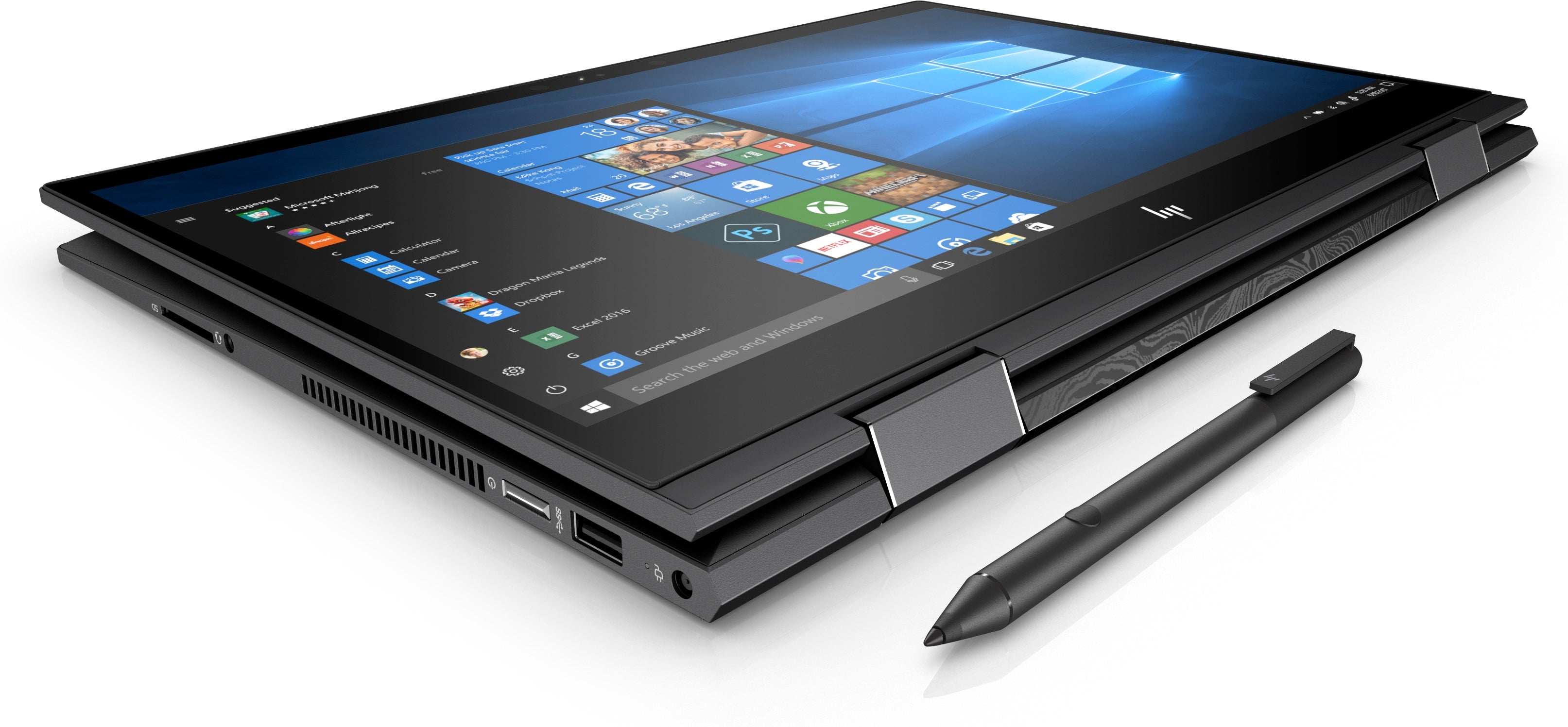 HP ENVY X360 15-cp0053cl 15.6" FHD Touch Convertible Notebook, AMD:R5-2500U, 2.00GHz, 8 GB RAM, 256 GB SSD, Windows 10 Home-6EH45UA#ABA