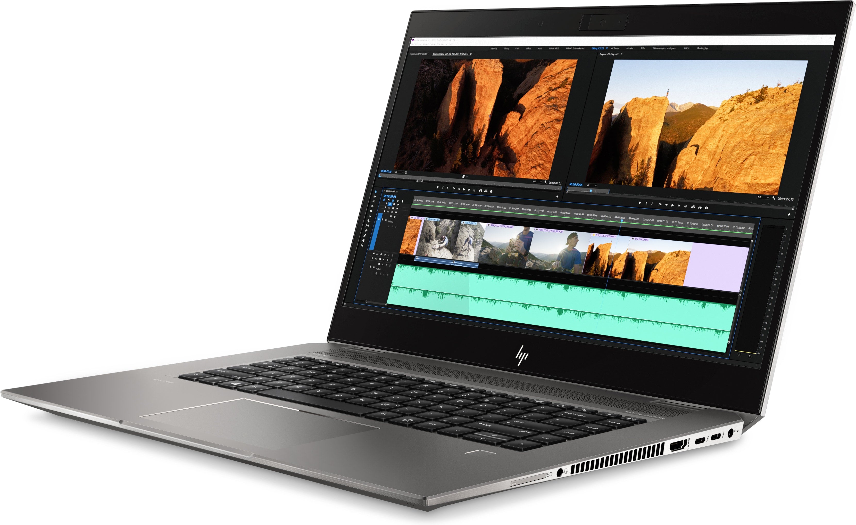 HP ZBook Studio G5 15.6" FHD (NonTouch) Mobile Workstation, Intel i7-9750H, 2.60GHz, 32GB RAM, 512GB SSD, Win10P - 2Q454UT#ABA
