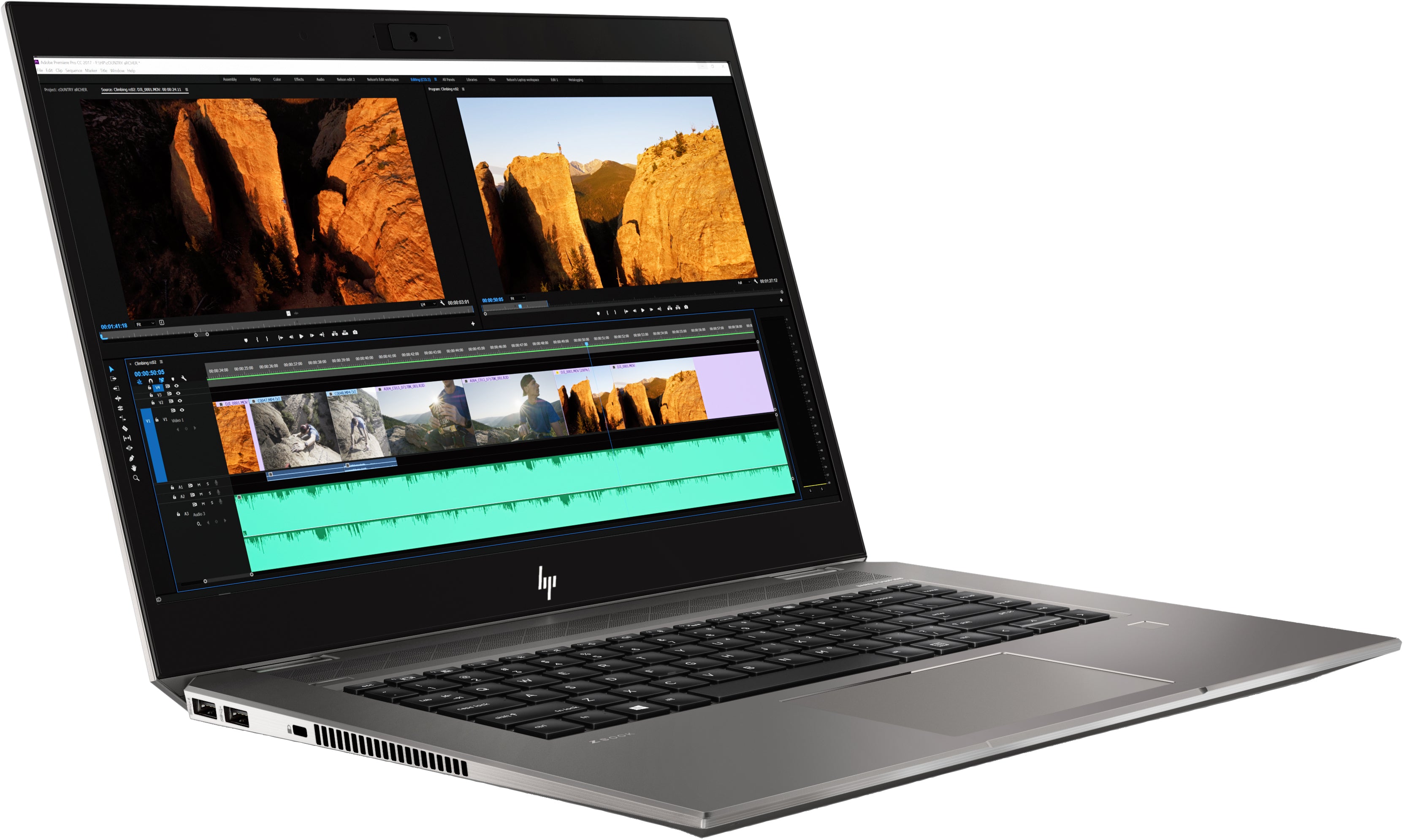 HP ZBook Studio G5 15.6" FHD (NonTouch) Mobile Workstation, Intel i7-9750H, 2.60GHz, 32GB RAM, 512GB SSD, Win10P - 2Q454UT#ABA