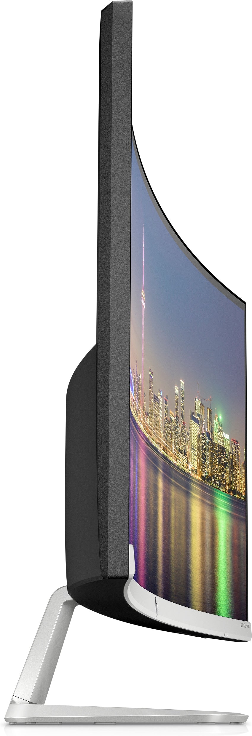 HP 34f 34" Ultra WQHD Curved LED LCD Monitor, 5 ms, 21:9, 10M:1-Contrast - 6JM50AA#ABA