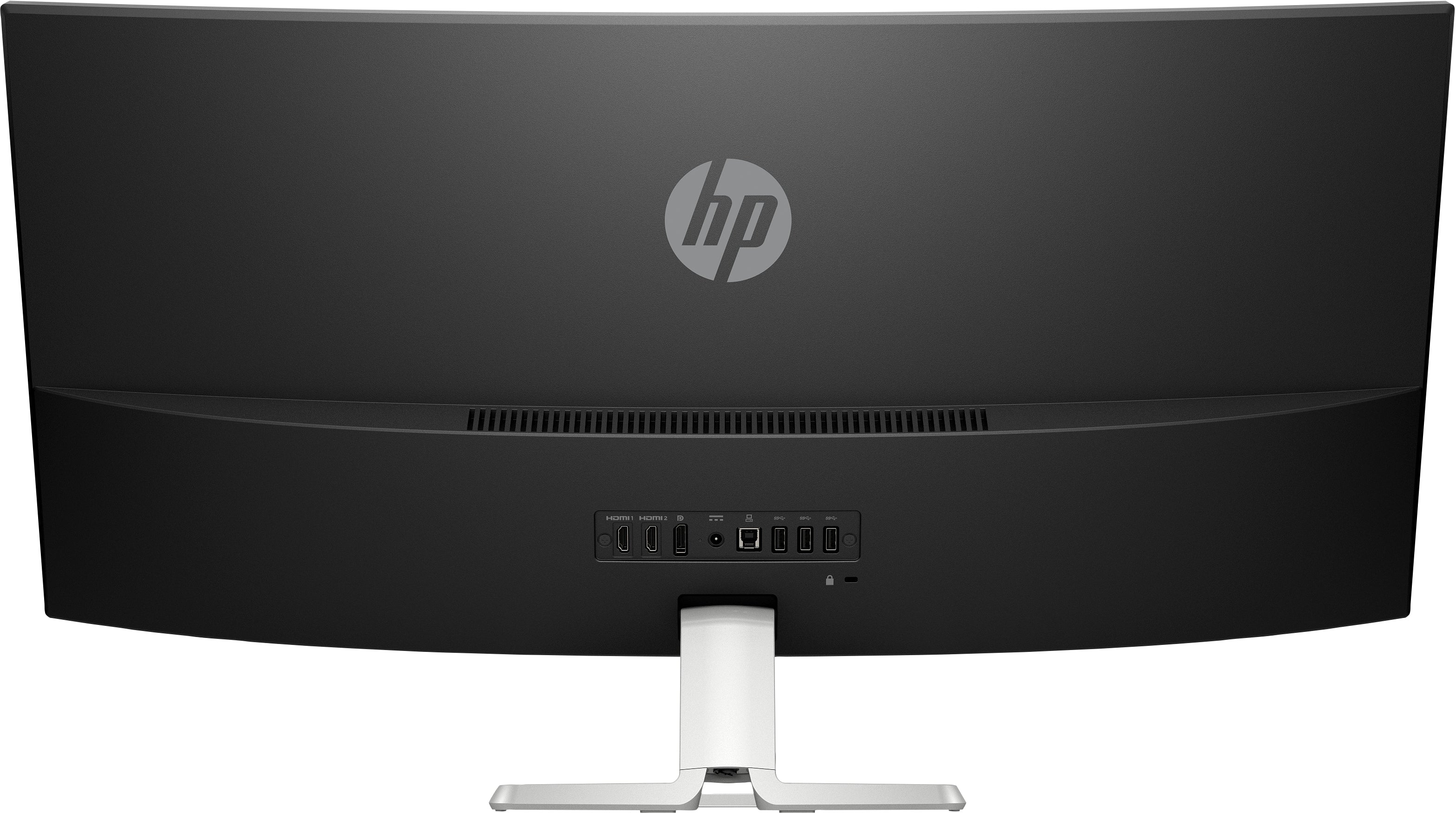 HP 34f 34" Ultra WQHD Curved LED LCD Monitor, 5 ms, 21:9, 10M:1-Contrast - 6JM50AA#ABA