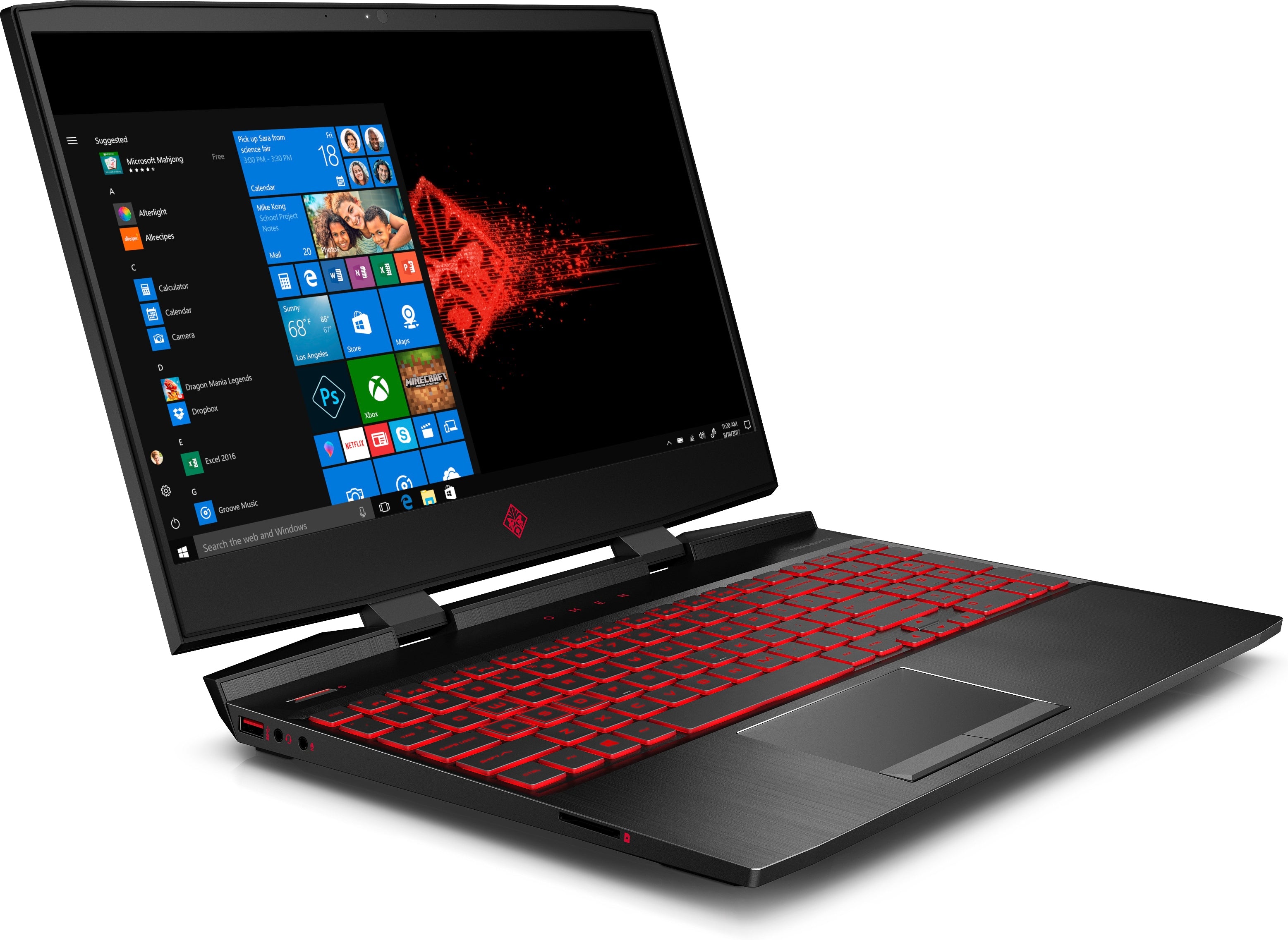 HP OMEN 15-dc1020nr 15.6" Full HD (Non-Touch) Gaming Notebook, Intel:i7-9750H, 2.60GHz, 8GB RAM, 256GB SSD, Windows 10 Home 64-Bit - 6QT88UA#ABA