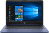 HP Stream 11-ak0030nr 11.6" HD Notebook, Intel Celeron N4020, 1.10GHz, 4GB RAM, 64GB eMMC, Win10HS - 47X72UA#ABA