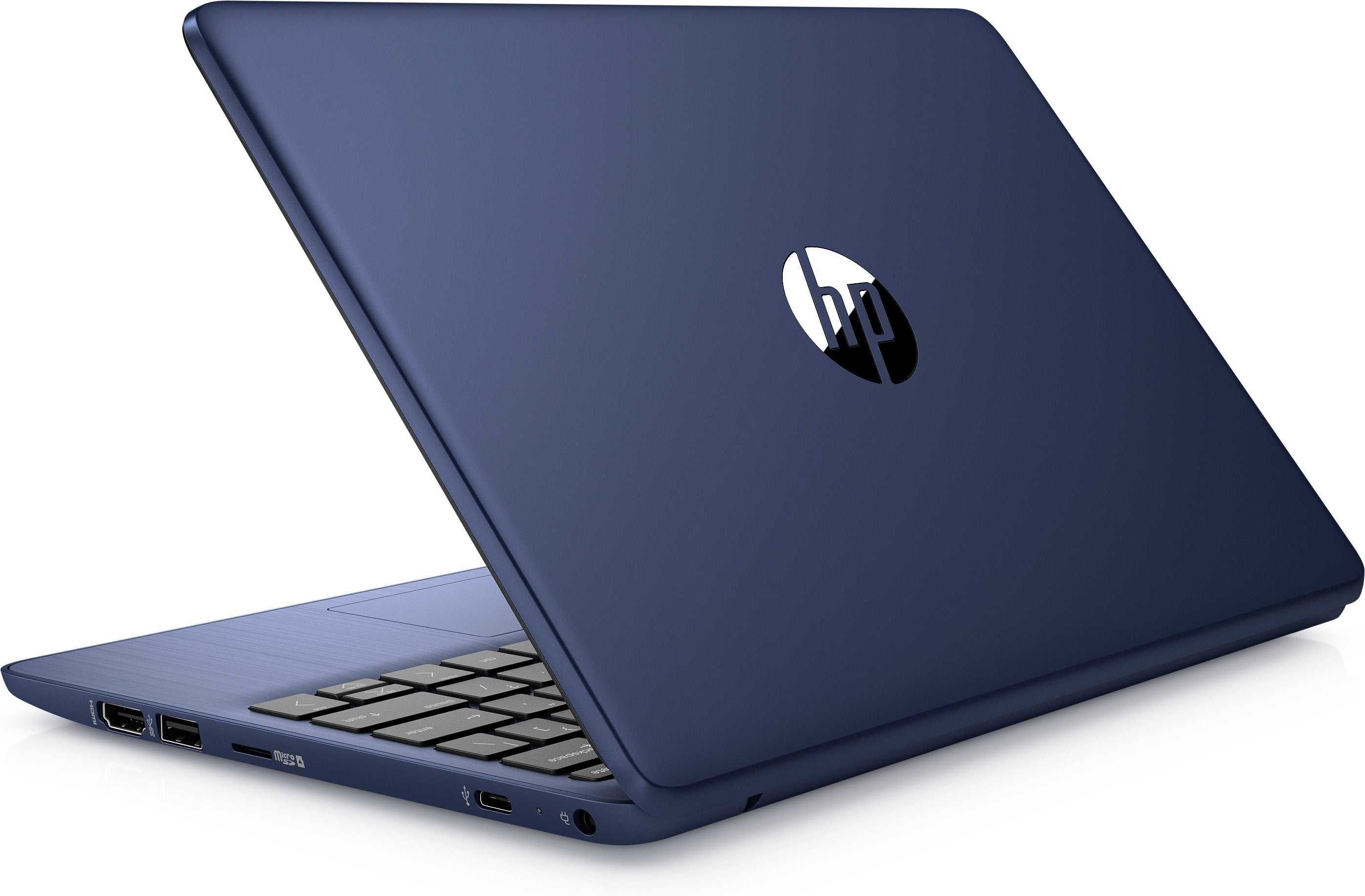 HP Stream 11-ak0030nr 11.6" HD Notebook, Intel Celeron N4020, 1.10GHz, 4GB RAM, 64GB eMMC, Win10HS - 47X72UA#ABA