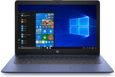 HP Stream 14-ds0010nr 14" HD (Non-Touch) Notebook, AMD A4-9120e, 1.50GHz, 4GB RAM, 32GB eMMC, Windows 10 Home in S mode - 6ZB90UA#ABA
