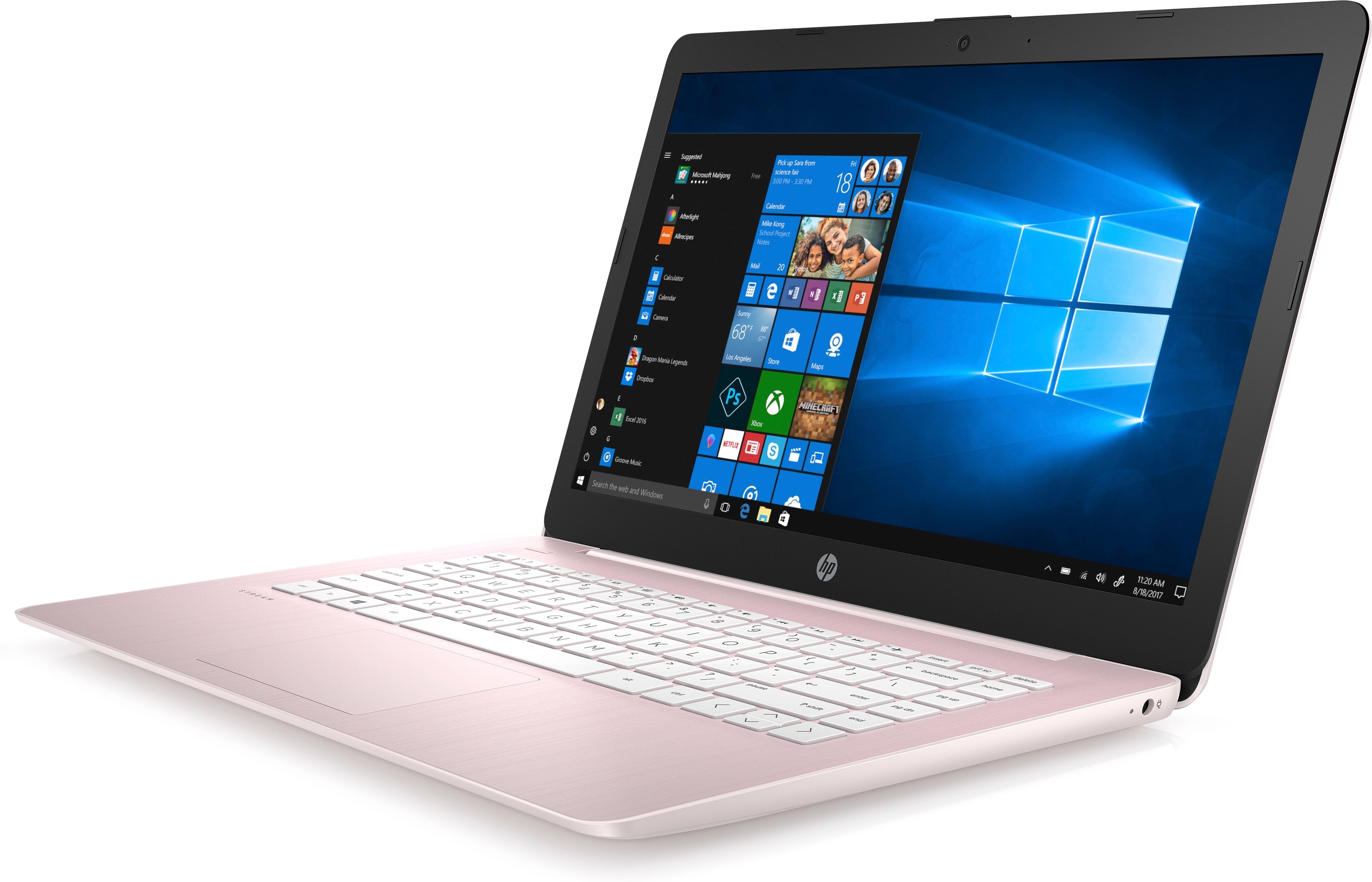 HP Stream 14-ds0080nr 14" HD (Non-Touch) Notebook, AMD A4-9120e, 1.50GHz, 4GB RAM, 64GB eMMC, Windows 10 Home in S mode - 6ZC07UA#ABA
