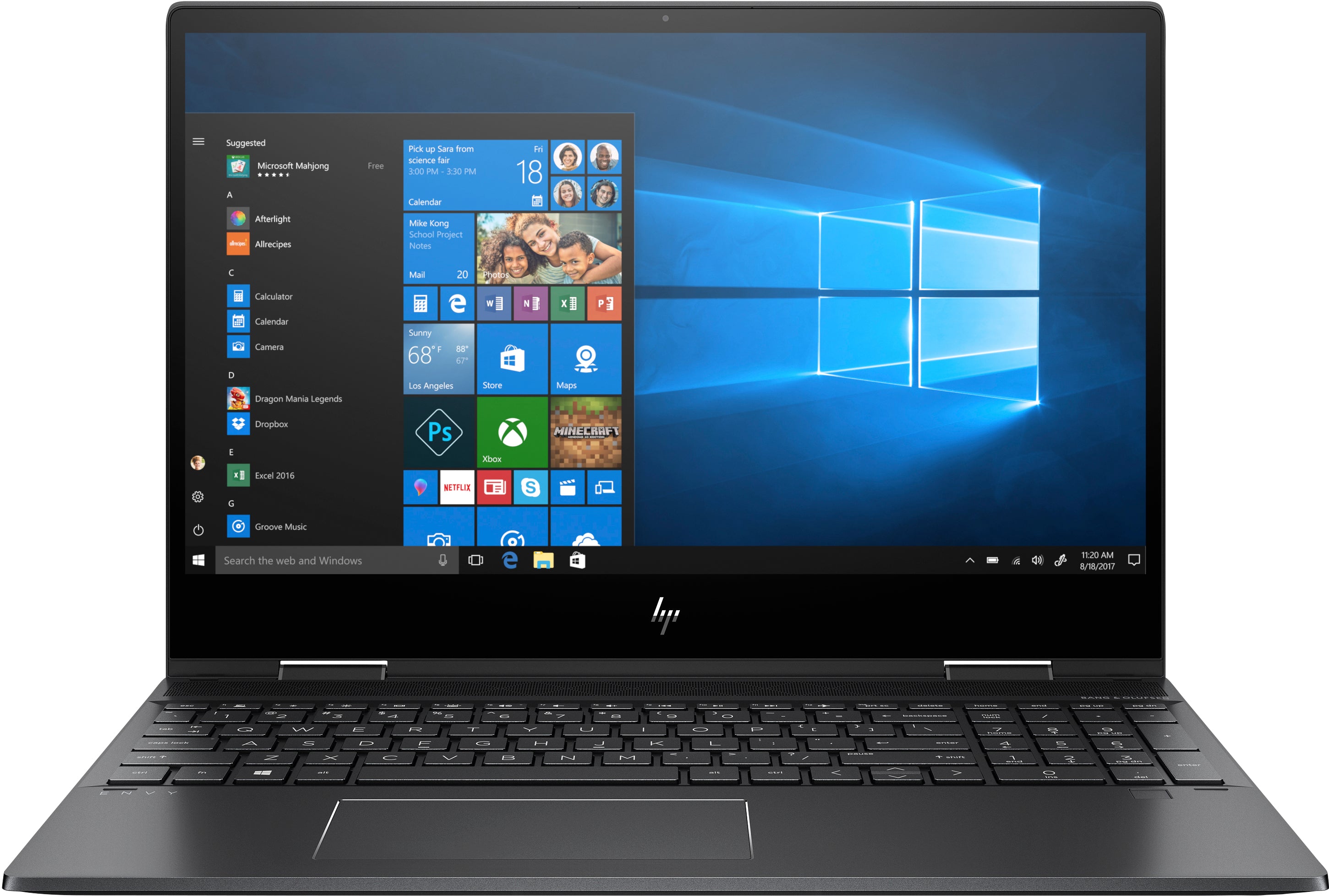 HP Envy x360 15-ds0013nr 15.6" FHD Touch Convertible Notebook, AMD Ryzen 7-3700U, 2.30GHz, 8GB RAM, 256GB SSD, Windows 10 Home 7AH62UA#ABA (Certified Refurbished)