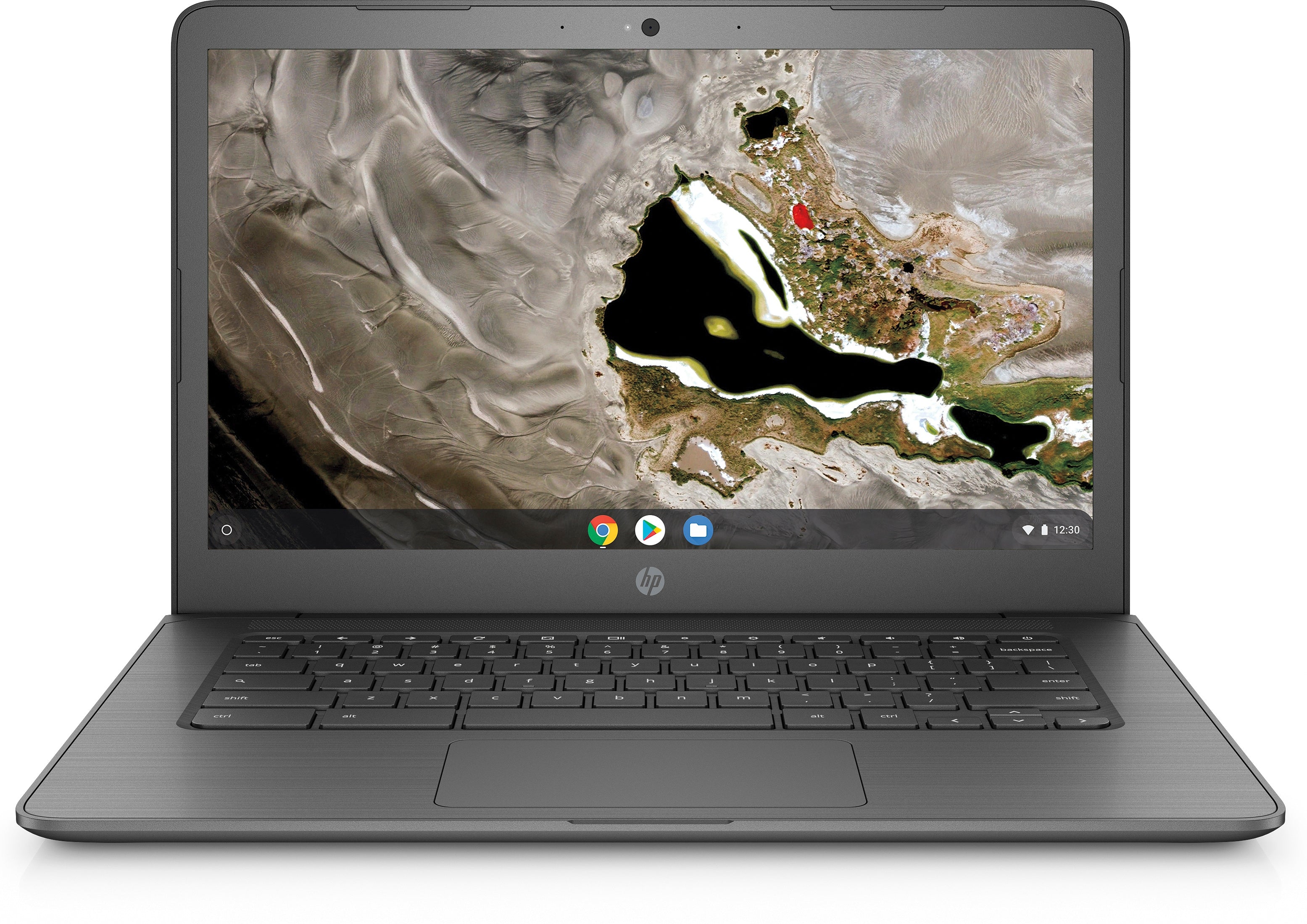 HP 14A G5 14" HD (Non-Touch) Chromebook, AMD A4-9120C APU, 1.60GHz, 4GB RAM, 16GB eMMC, Chrome OS - 7CZ87UT#ABA