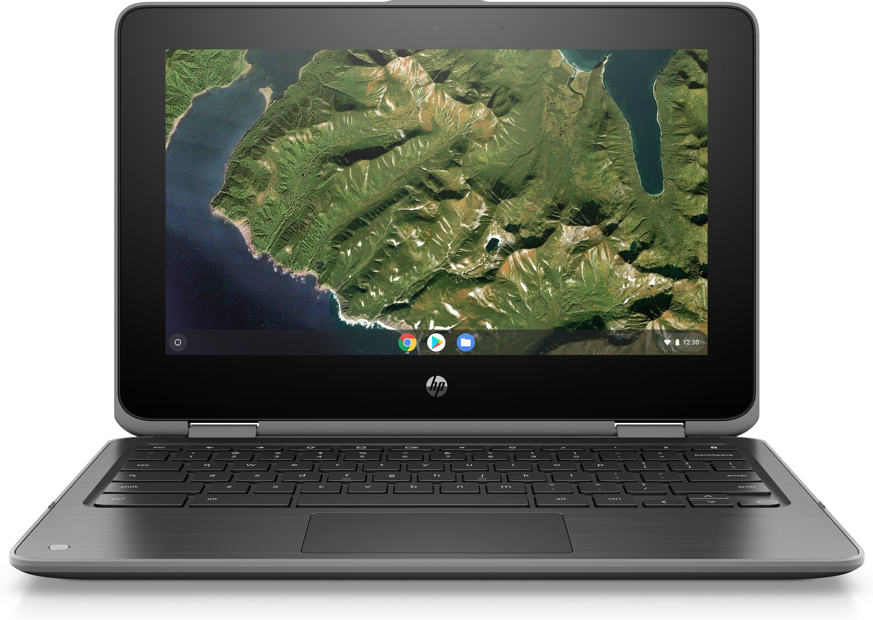 HP Chromebook x360 11 G2 EE 11.6" HD (Touchscreen) Convertible Notebook, Intel Celeron N4000, 1.10GHz, 4GB RAM, 32GB eMMC, Chrome OS - 7FT38UT#ABA