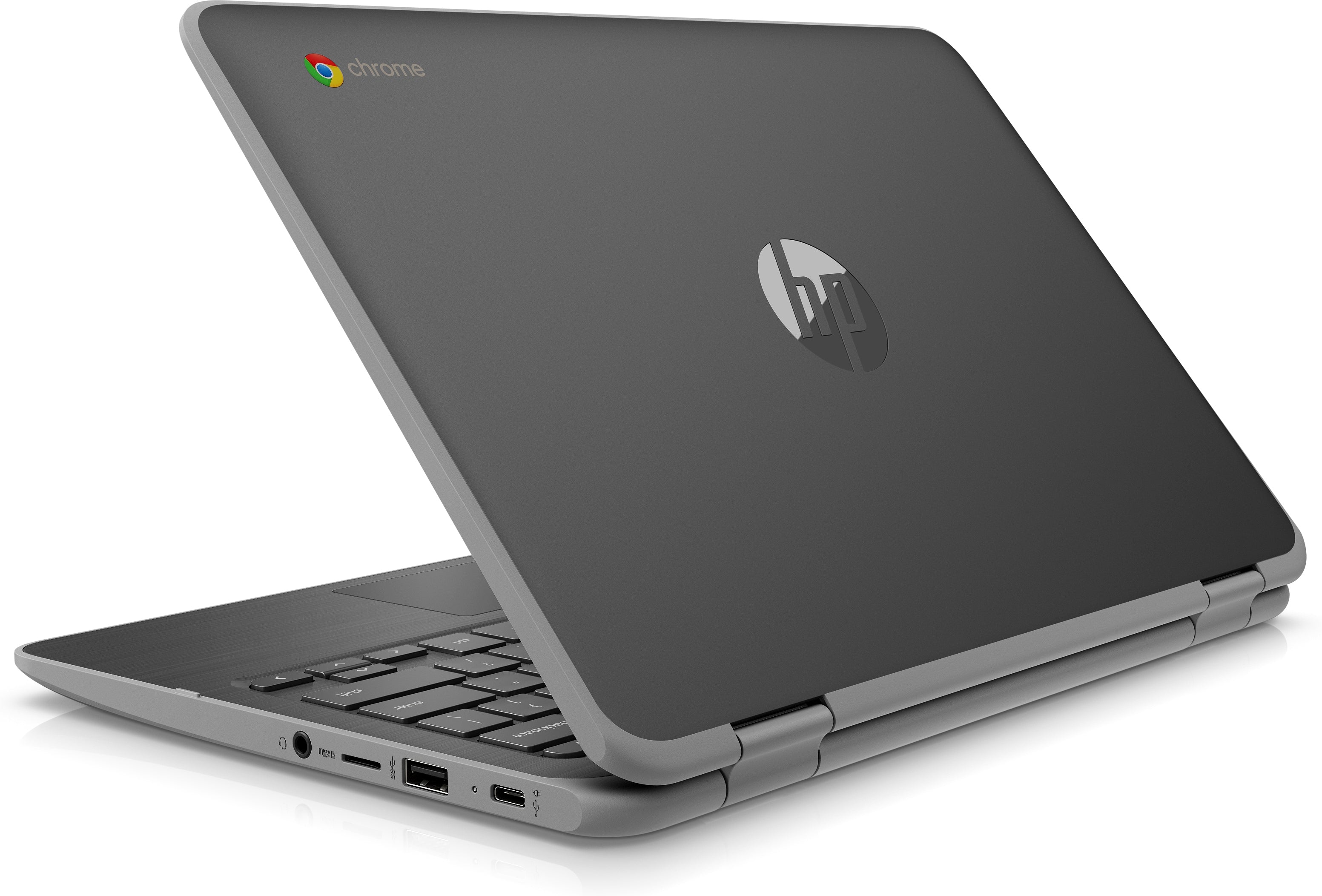 HP Chromebook x360 11 G2 EE 11.6" HD (Touchscreen) Convertible Notebook, Intel Celeron N4000, 1.10GHz, 4GB RAM, 32GB eMMC, Chrome OS - 7FT38UT#ABA