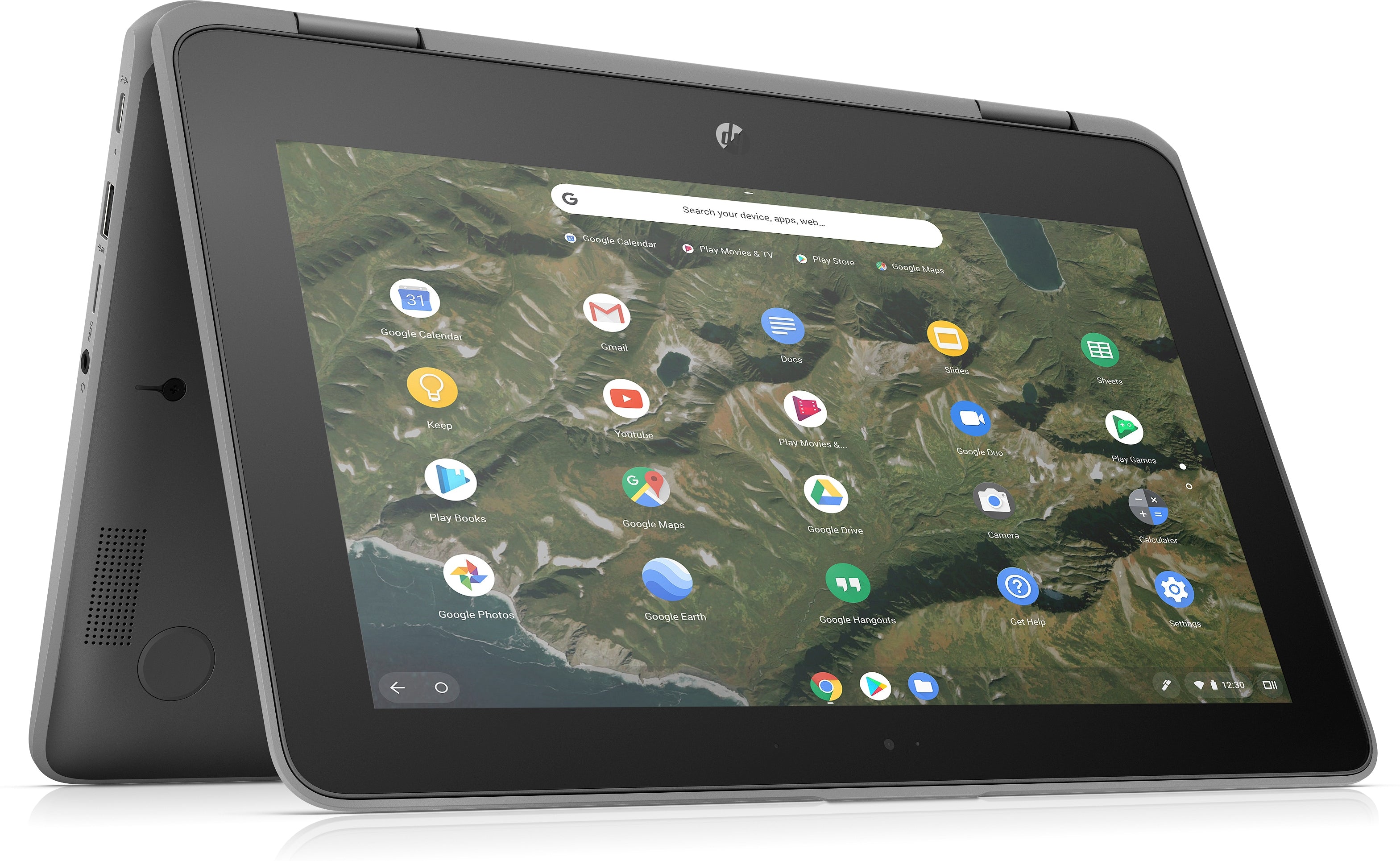 HP Chromebook x360 11 G2 EE 11.6" HD Convertible Notebook, Intel Celeron N4000, 1.10GHz, 4GB RAM, 32GB eMMC, ChromeOS - 6SB83UT#ABA (Refurbished)