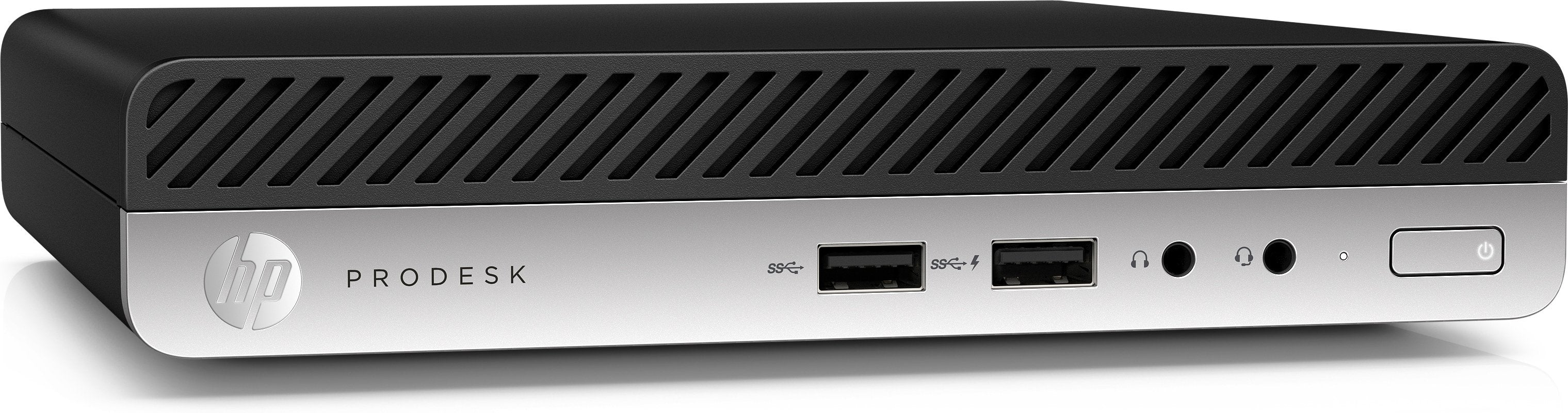 HP ProDesk 400-G5 Mini Desktop, Intel i5-9500T, 2.20GHz, 8GB RAM, 128GB SSD, Win10P - 8PZ56US#ABA