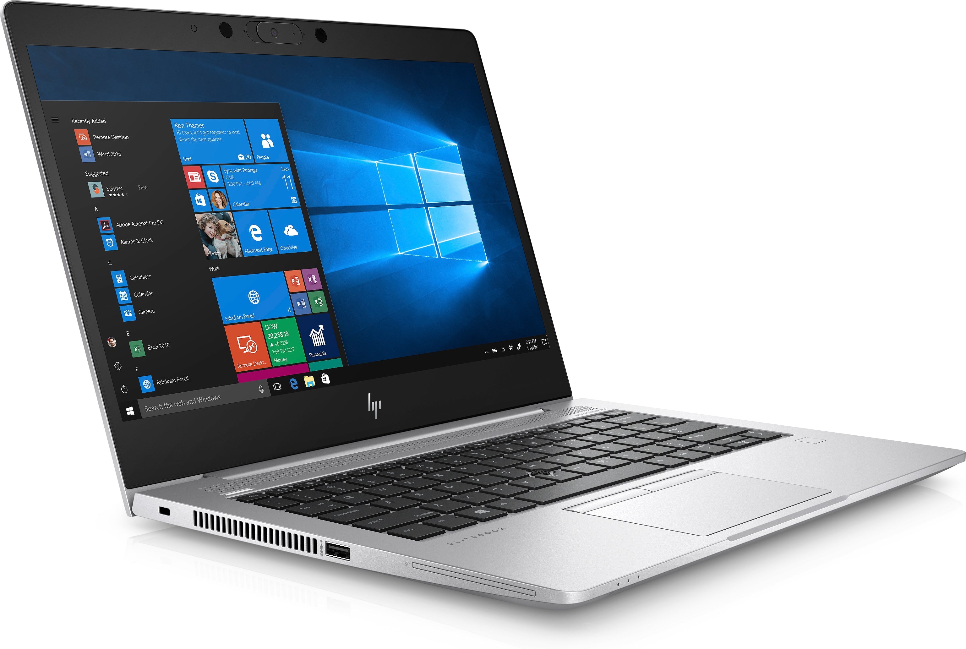 HP EliteBook 830 G6 13.3" FHD (NonTouch) UltraThin Notebook,Intel i5-8365U,1.60GHz,8GB RAM,256GB SSD,Win10P- 8UZ44US#ABA