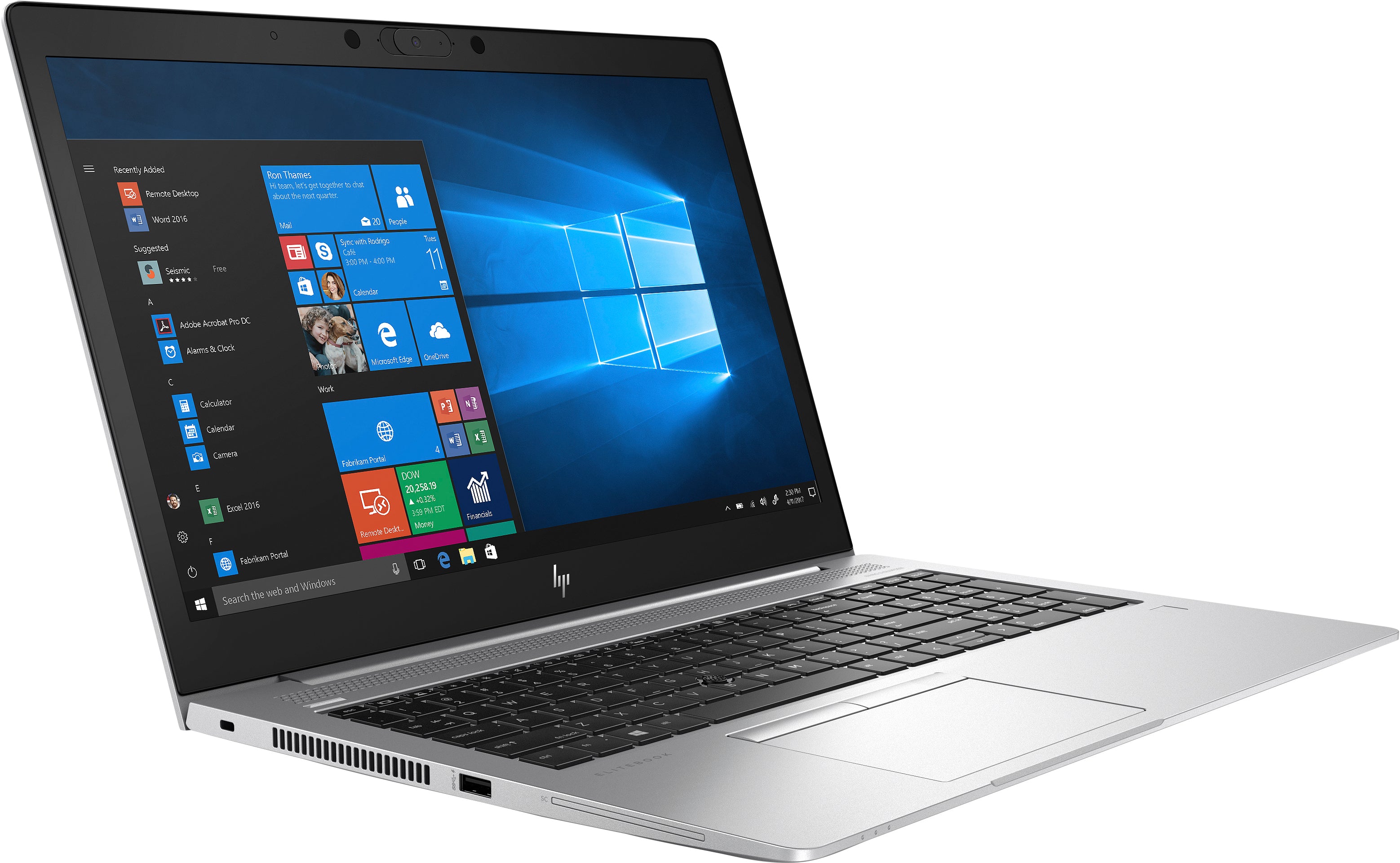 HP EliteBook 850 G6 15.6" Full HD (Non-Touch) Notebook PC, Intel Core i5-8365U, 1.60GHz, 16GB RAM, 512GB SSD, Windows 10 Pro 64-Bit - 7KK04UT#ABA