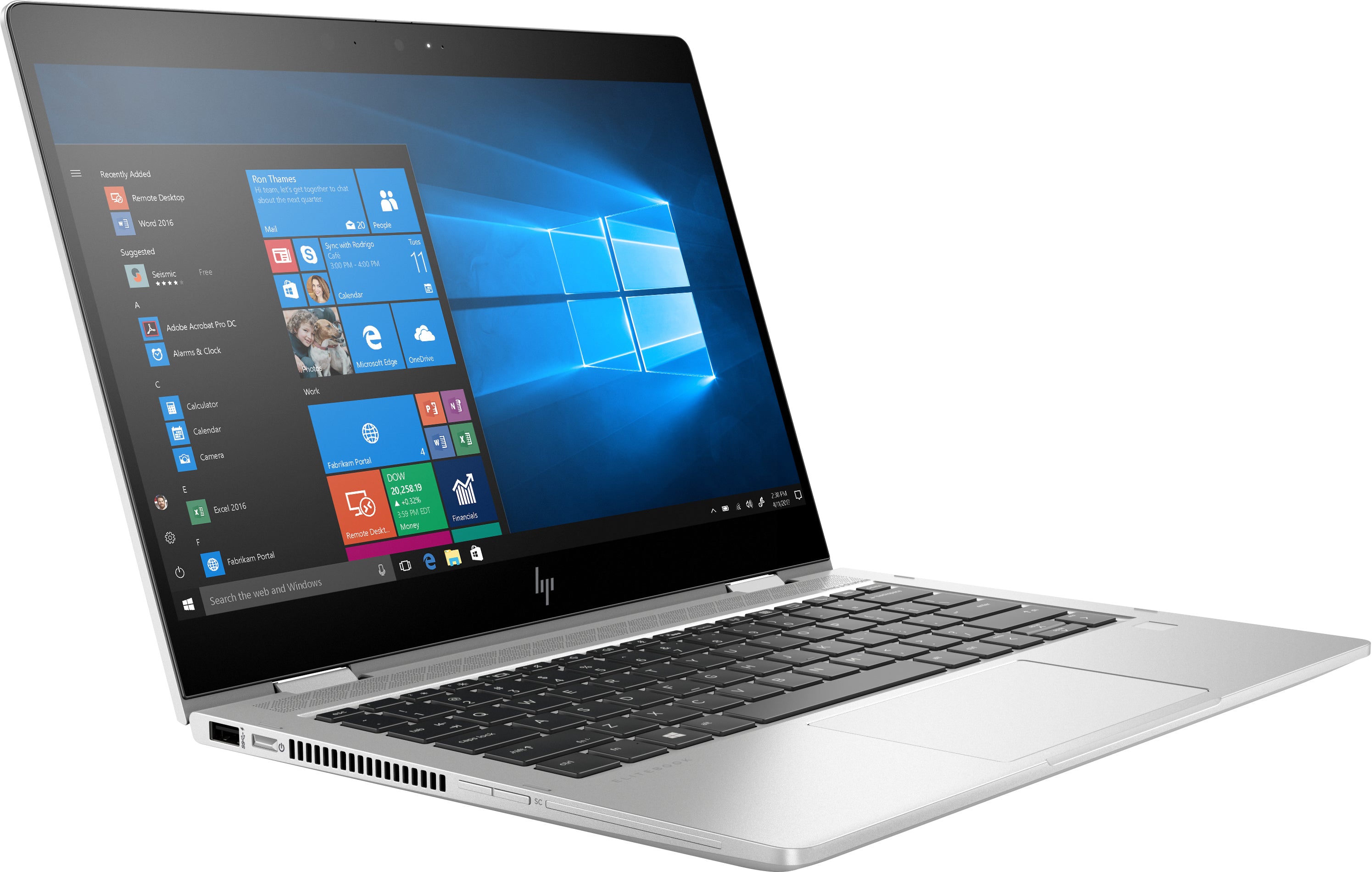 HP EliteBook X360 830 G6 13.3" FHD (Touch) 2-in-1 Notebook, Intel Core i5-8265U, 1.60GHz, 8GB RAM, 128GB SSD, Win 10 Pro- 7NJ05UT#ABA (Certified Refurbished)