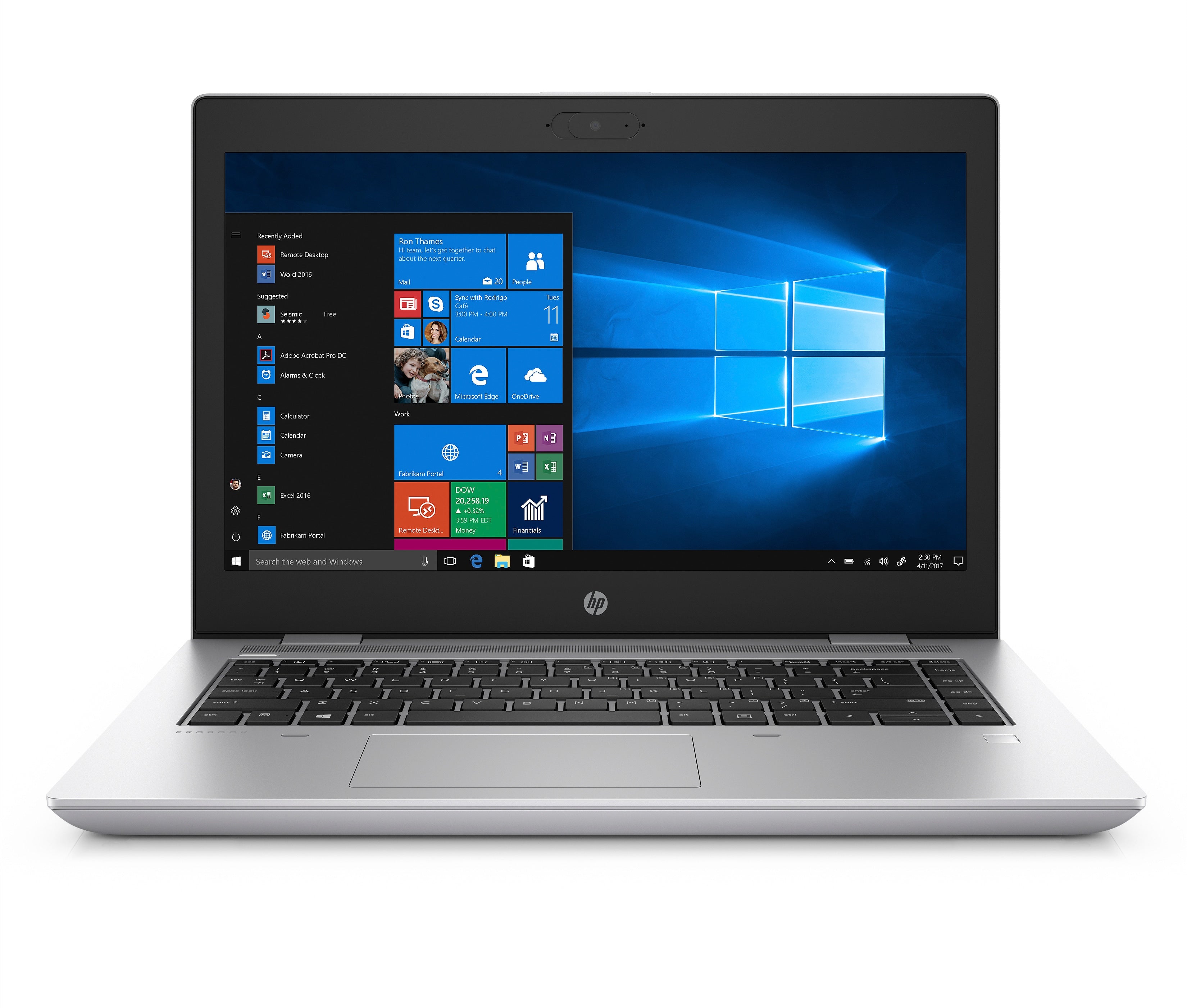 HP ProBook 640 G5 14" FHD (Touchscreen) Notebook PC, Intel i5 8365U, 1.60GHz, 8GB RAM, 256GB SSD, Windows 10 Pro 64-Bit - 7LH77UT#ABA