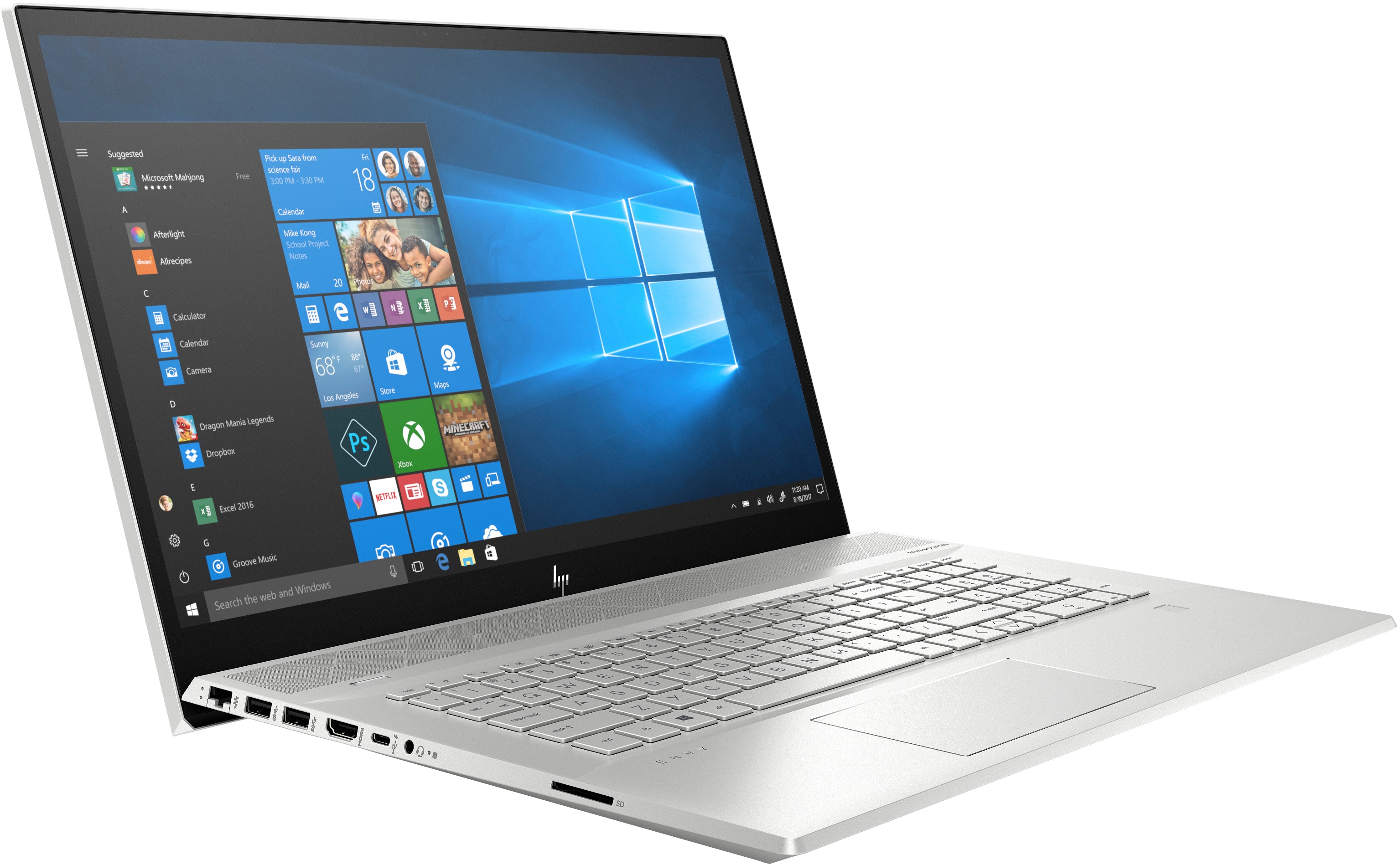 HP Envy 17m-ce1013dx 17.3" Full HD (Touchscreen) Notebook PC, Intel Core i7-10510U, 1.80GHz, 12GB RAM, 512GB SSD, Windows 10 Home 64-Bit - 7PS43UA#ABA (Certified Refurbished)