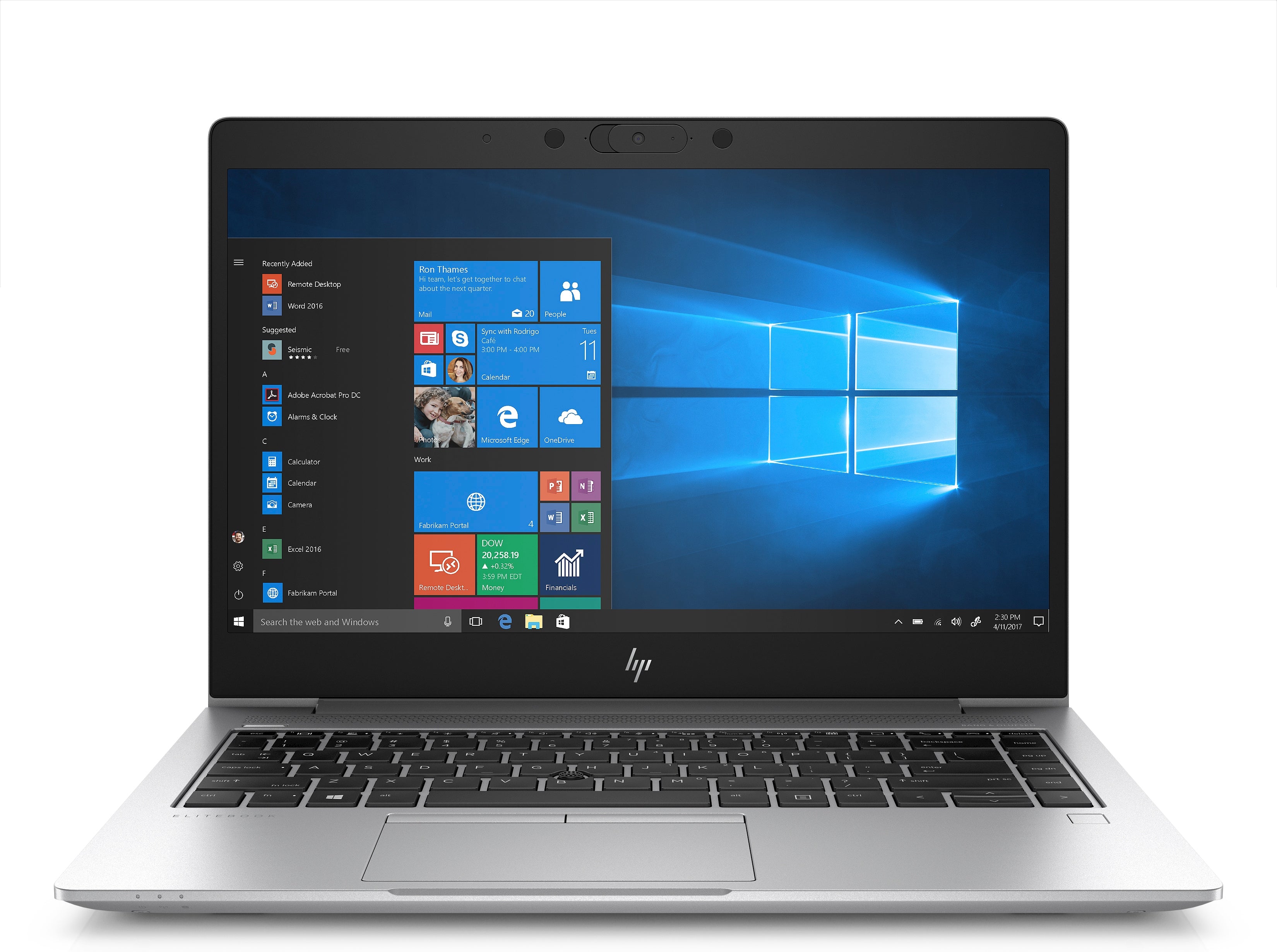 HP EliteBook 745-G6 14" FHD (Non-Touch) Notebook, AMD Ryzen 7-3700U, 2.30GHz, 16GB RAM, 512GB SSD, Windows 10 Pro 64-Bit - 7RR46UT#ABA