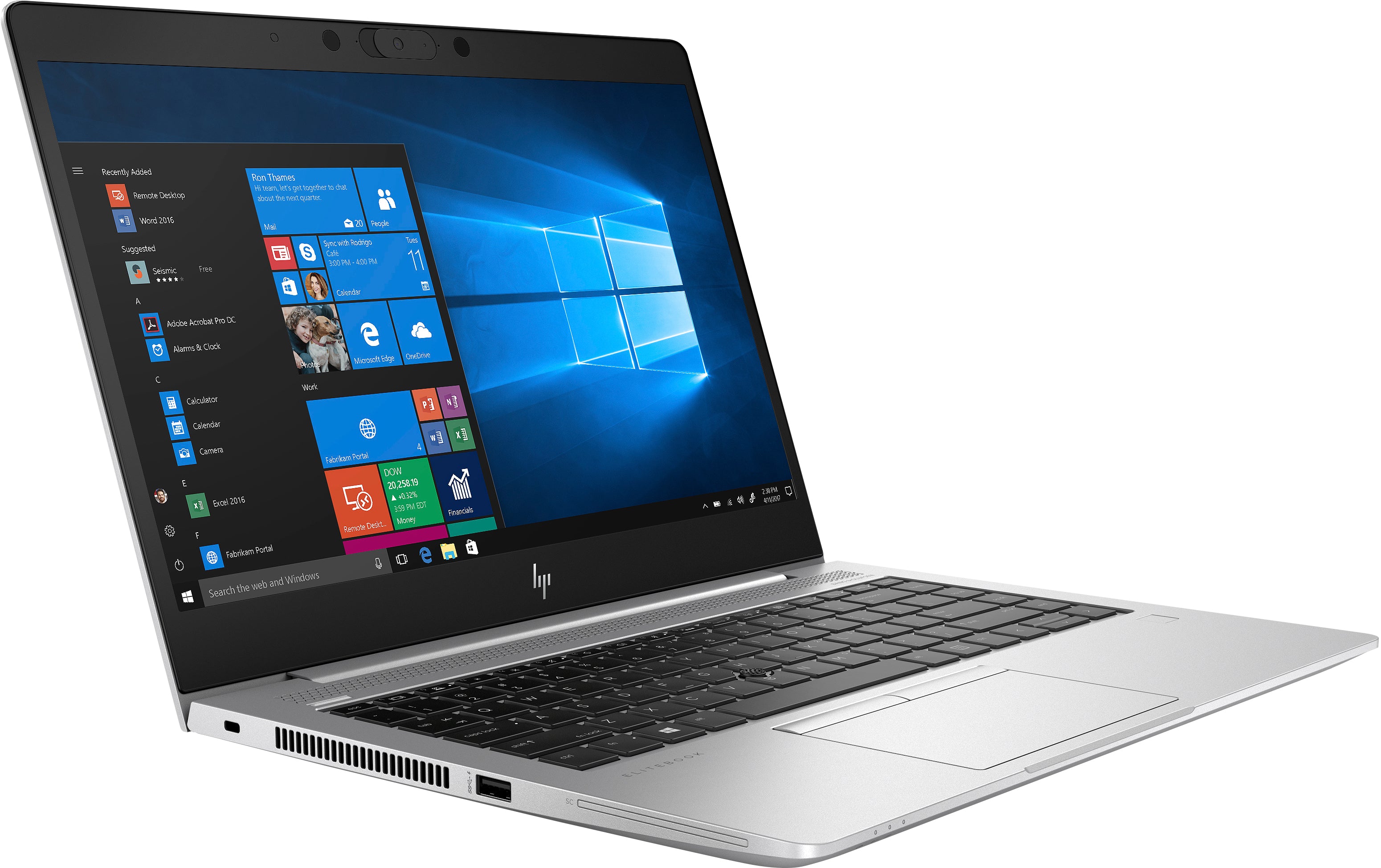 HP EliteBook 745-G6 14" FHD (Touchscreen) Notebook, AMD Ryzen 5-3500U, 2.10GHz, 16GB RAM, 512GB SSD, Windows 10 Pro 64-Bit - 7RR36UT#ABA