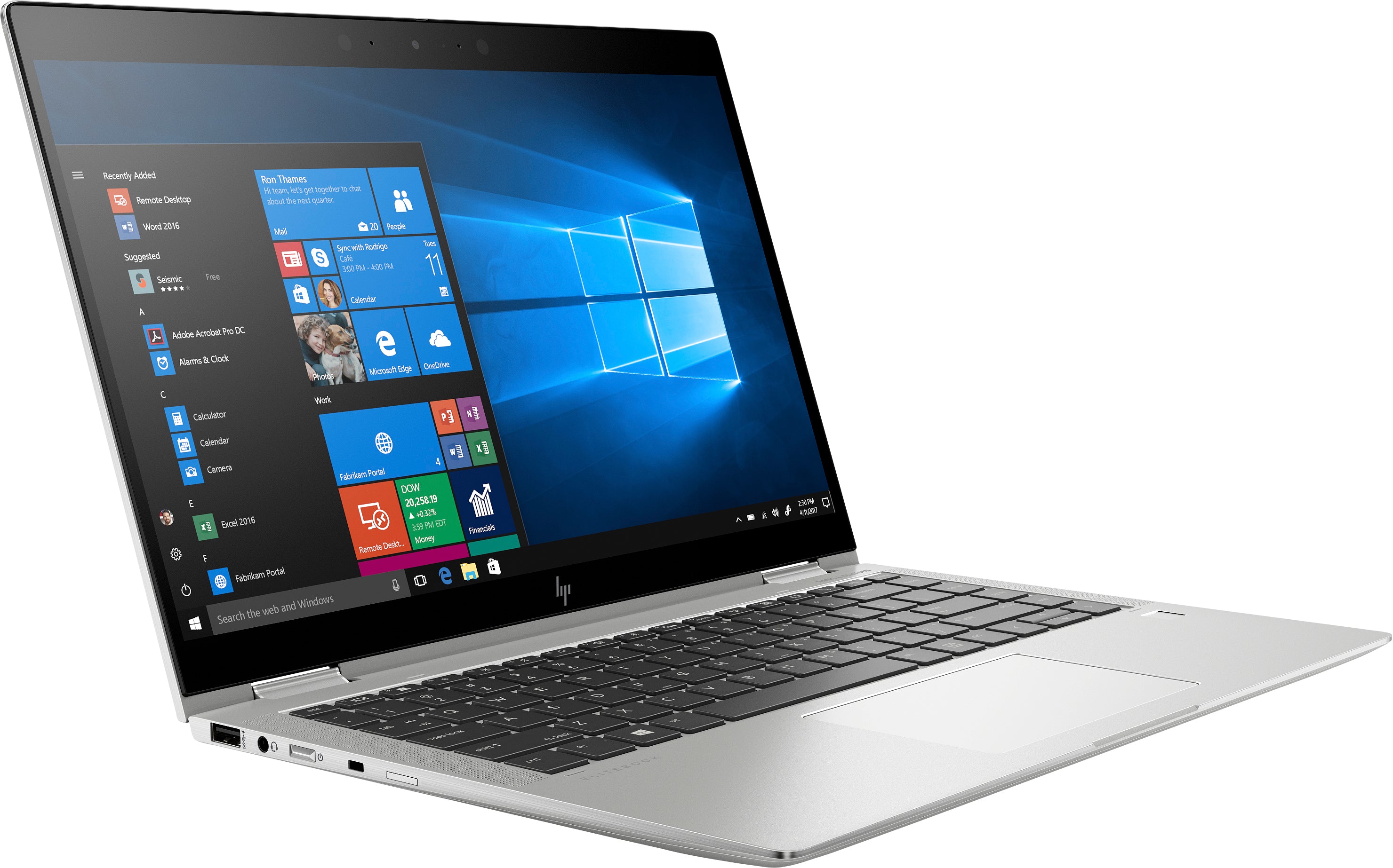 HP EliteBook X360 1040-G6 14" FHD (Touch) 2-in-1 Notebook, Intel  i7-8665U, 1.80GHz, 16GB RAM, 256GB SSD, Win 10 Pro  - 7XF67UT#ABA (Certified Refurbished)