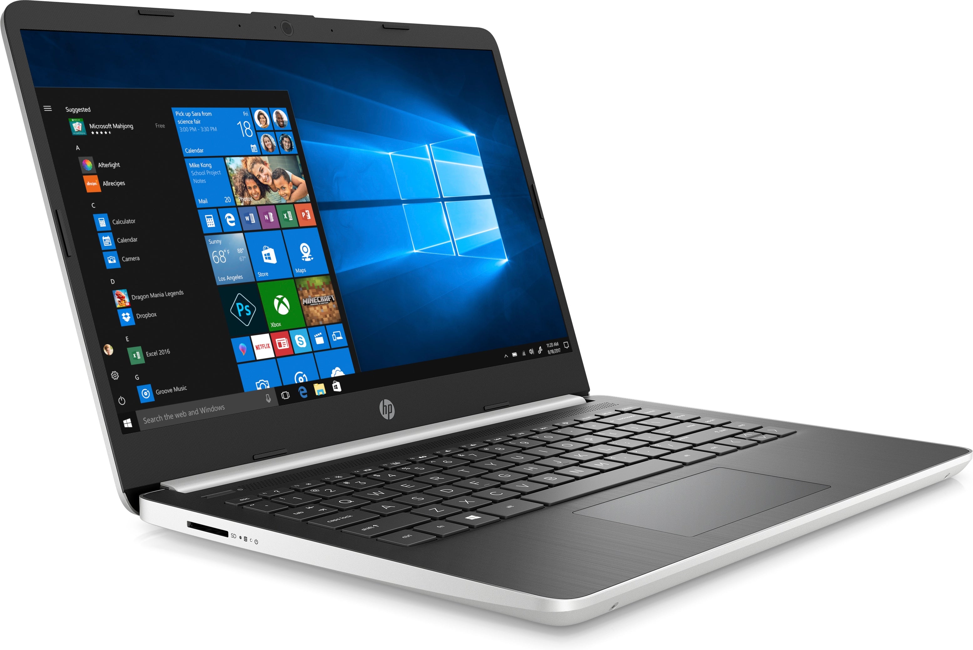 HP 14-dq1025cl 14" FHD (Non-Touch) Notebook PC, Intel Core i5-1035G1, 1.0GHz, 8GB RAM, 256GB SSD, Windows 10 Home 64-Bit - 8AA76UA#ABA (Certified Refurbished)