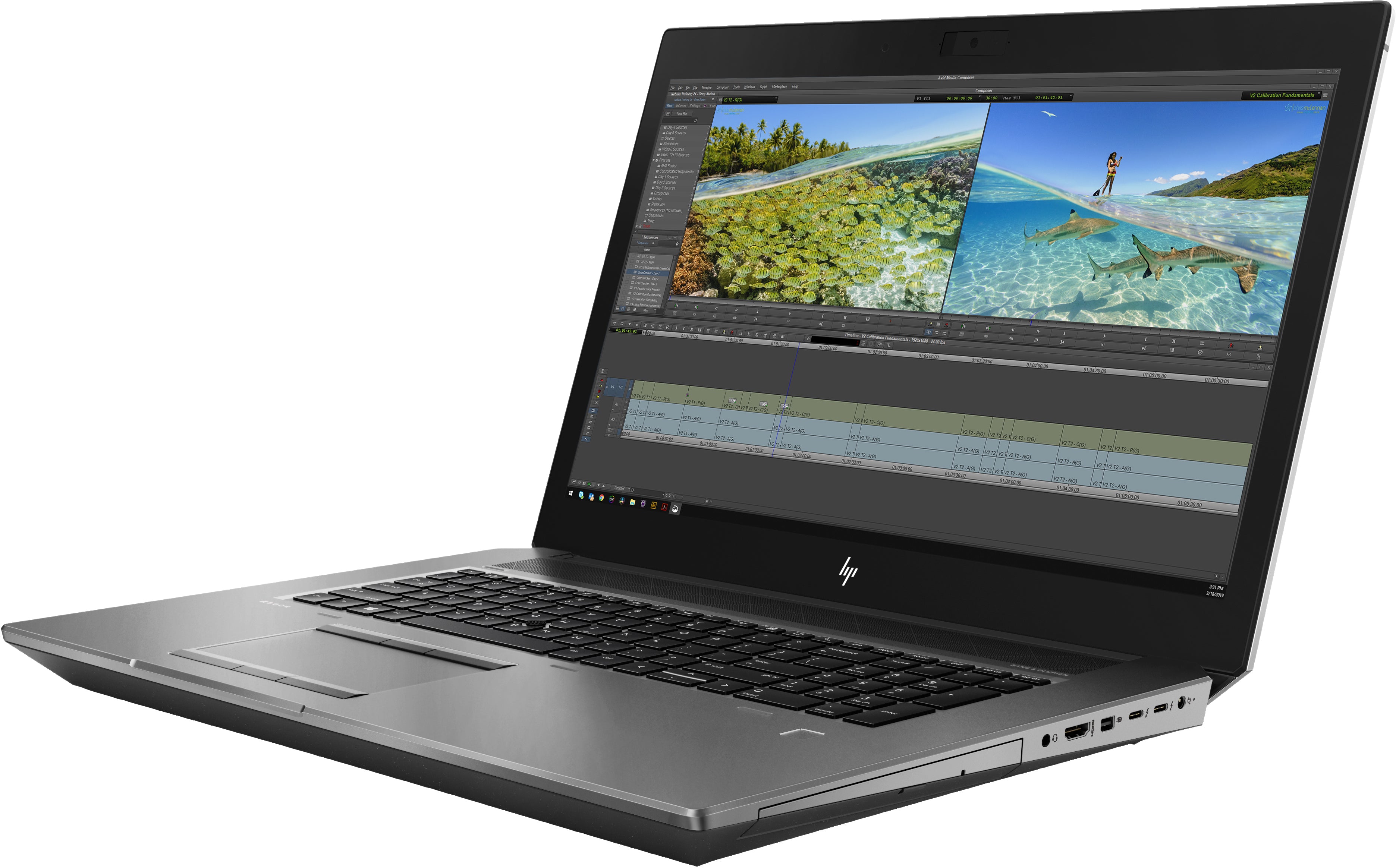 HP ZBook 17 G6 17.3" Full HD (Non-Touch) Mobile Workstation, Intel Core i7-9850H, 2.60GHz, 32GB RAM, 512GB SSD, Windows 10 Pro 64-Bit - 8FP70UT#ABA