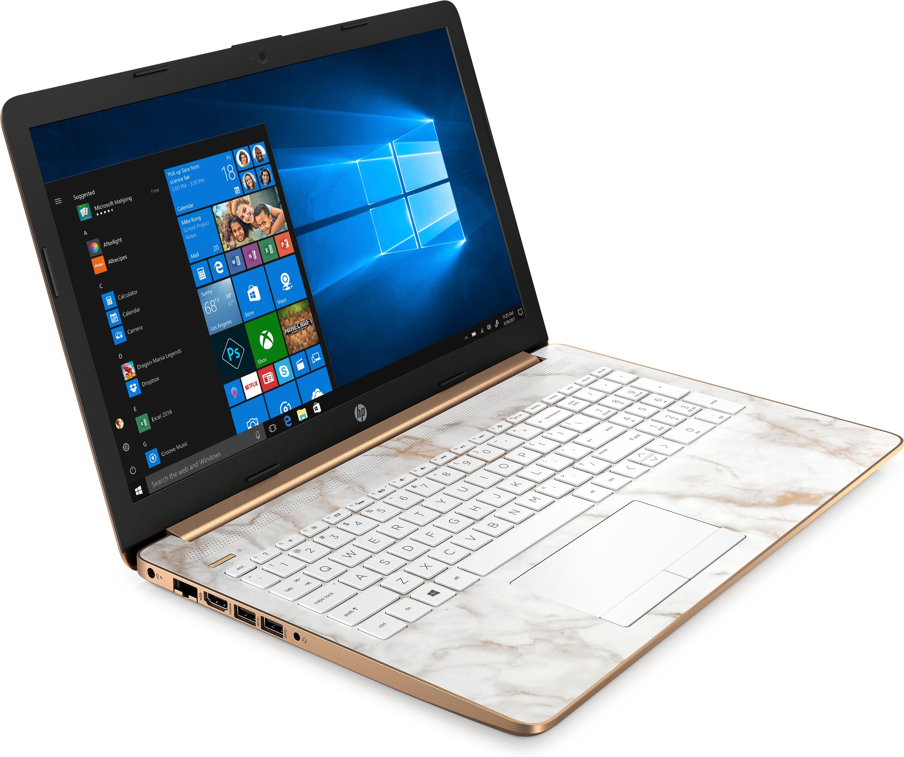 HP 15-db1005ds 15.6" HD Notebook, AMD Athlon 300U, 2.40GHz, 8GB RAM, 256GB SSD, Win10H - 8LJ45UA#ABA (Certified Refurbished)