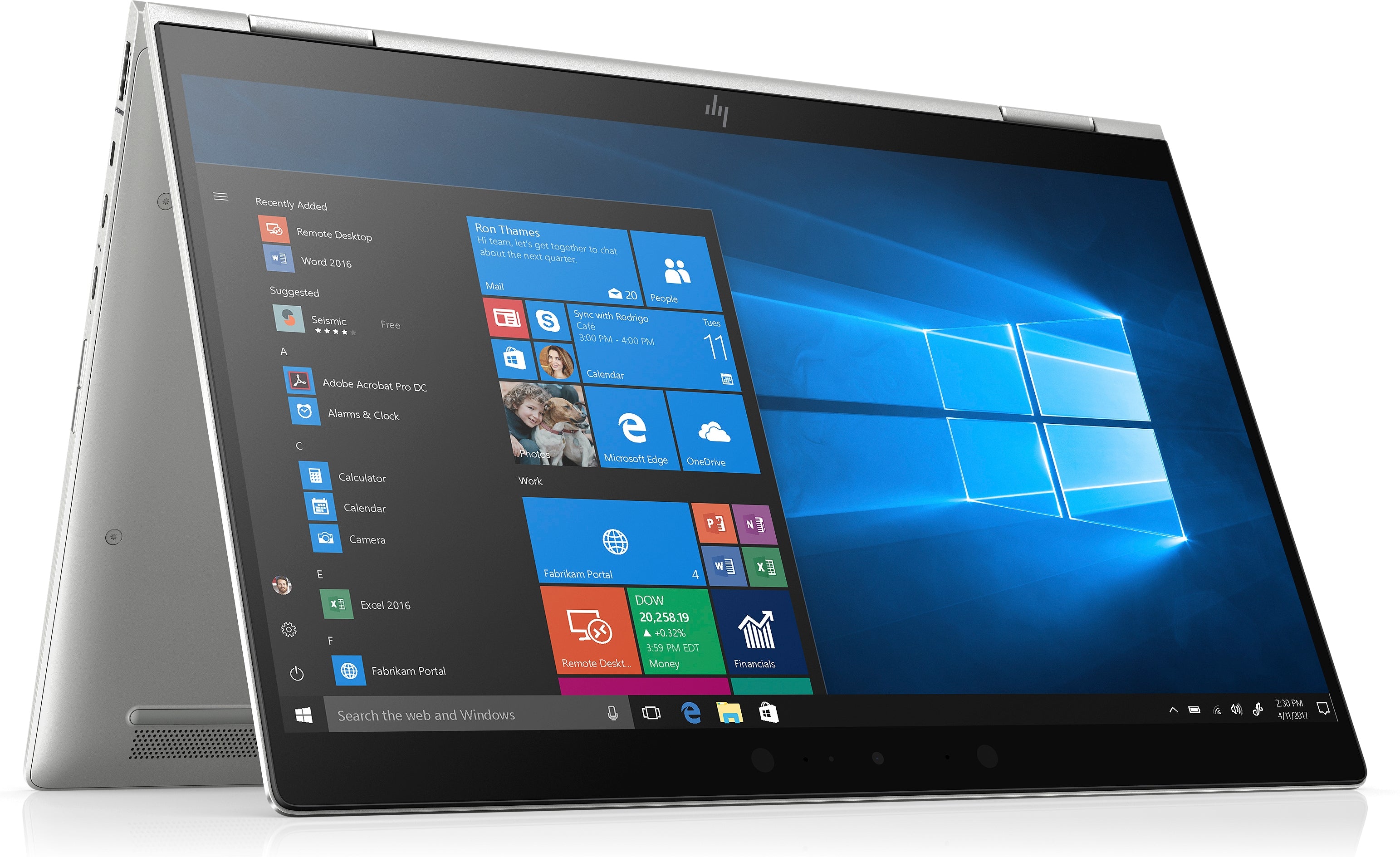 HP EliteBook X360 1030-G4 13.3" FHD (Touch) Convertible Notebook, Intel Core i5-8365U, 1.60GHz, 16GB RAM, 512GB SSD, Windows 10 Pro 64-Bit - 8MT70UT#ABA